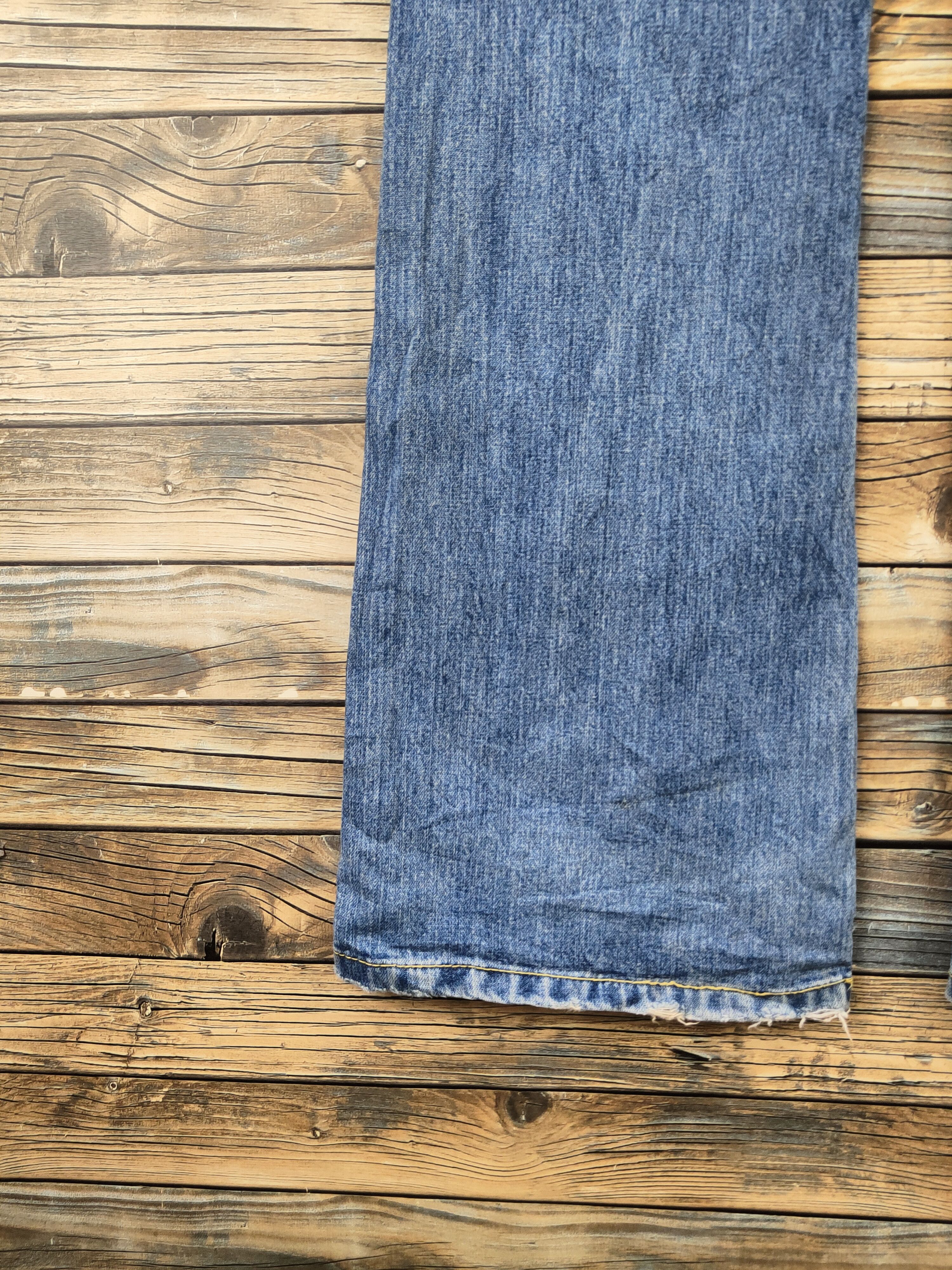 Japanese Brand Back Rush Blue Distressed Ripped Jeans #S2924 Size 28" / US 6 / IT 42 - 9 Thumbnail