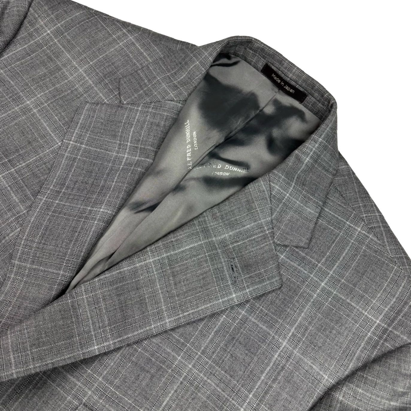 Vintage Afred Dunhill Men's Wool 3-Button Blazer Gray Japan 42R Mens Size 42R - 2 Thumbnail