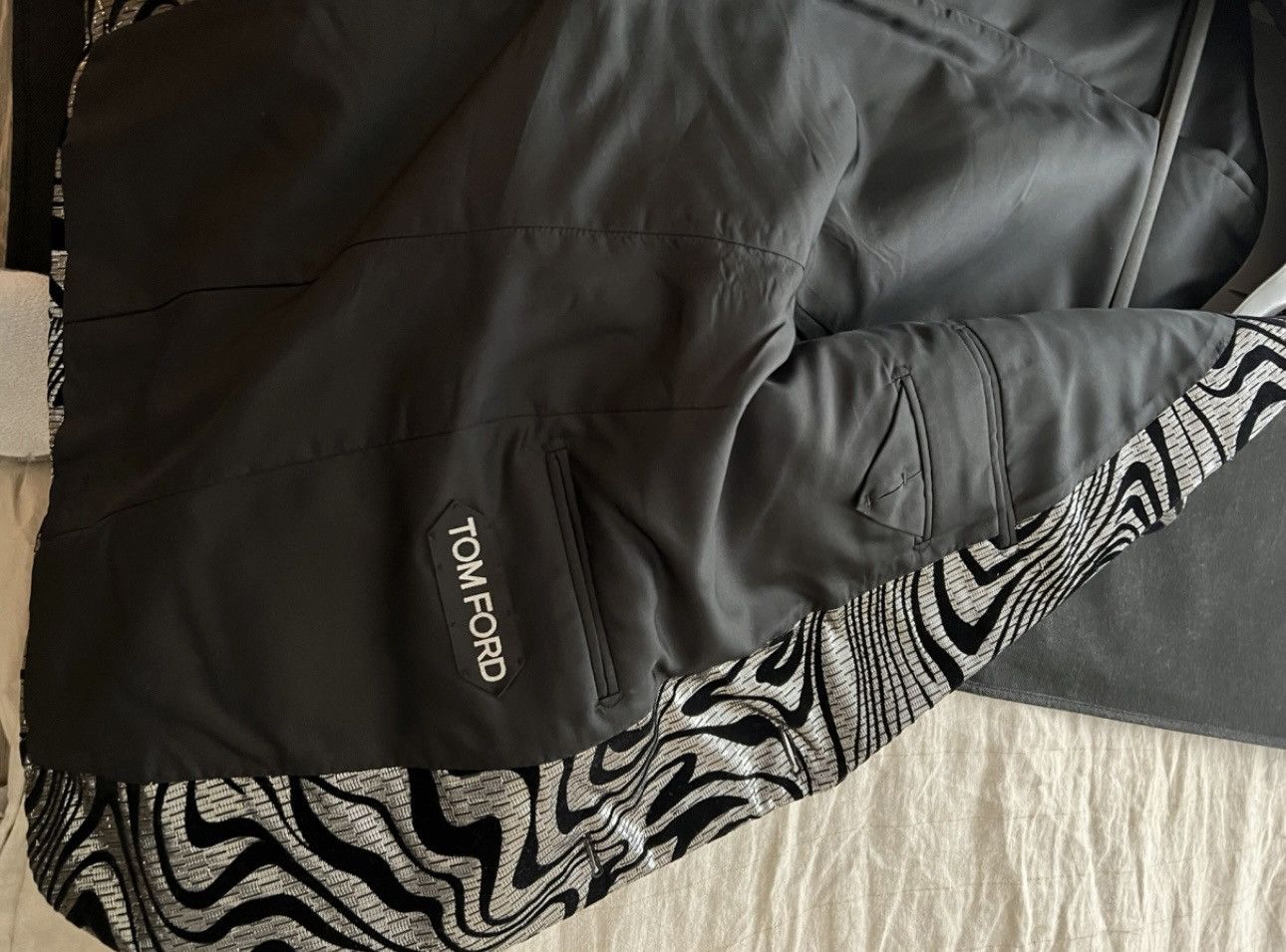 Tom Ford Tom Ford silver lurex blazer Size 46R - 6 Thumbnail