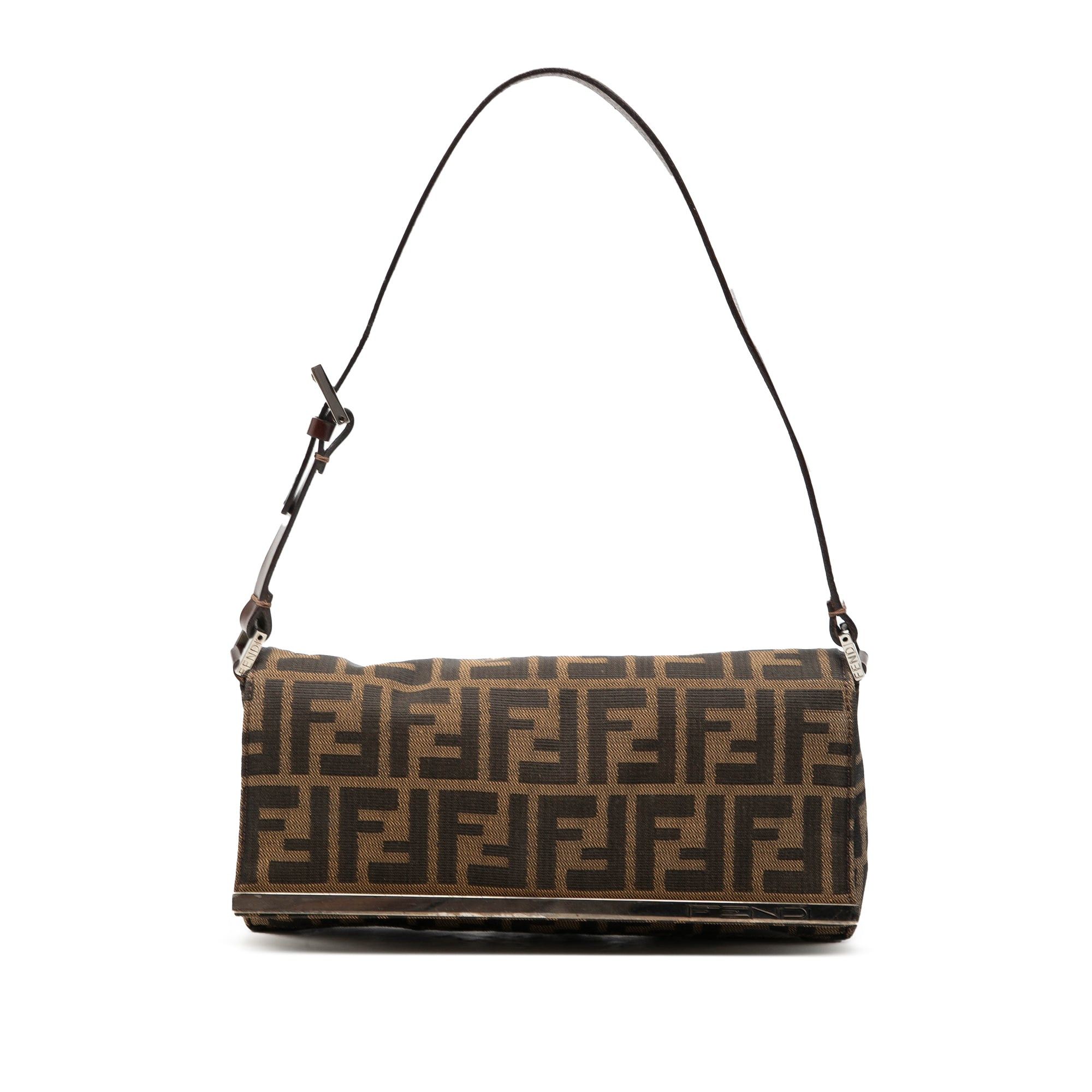 Fendi Zucca Canvas Flap Pochette Size ONE SIZE - 1 Thumbnail