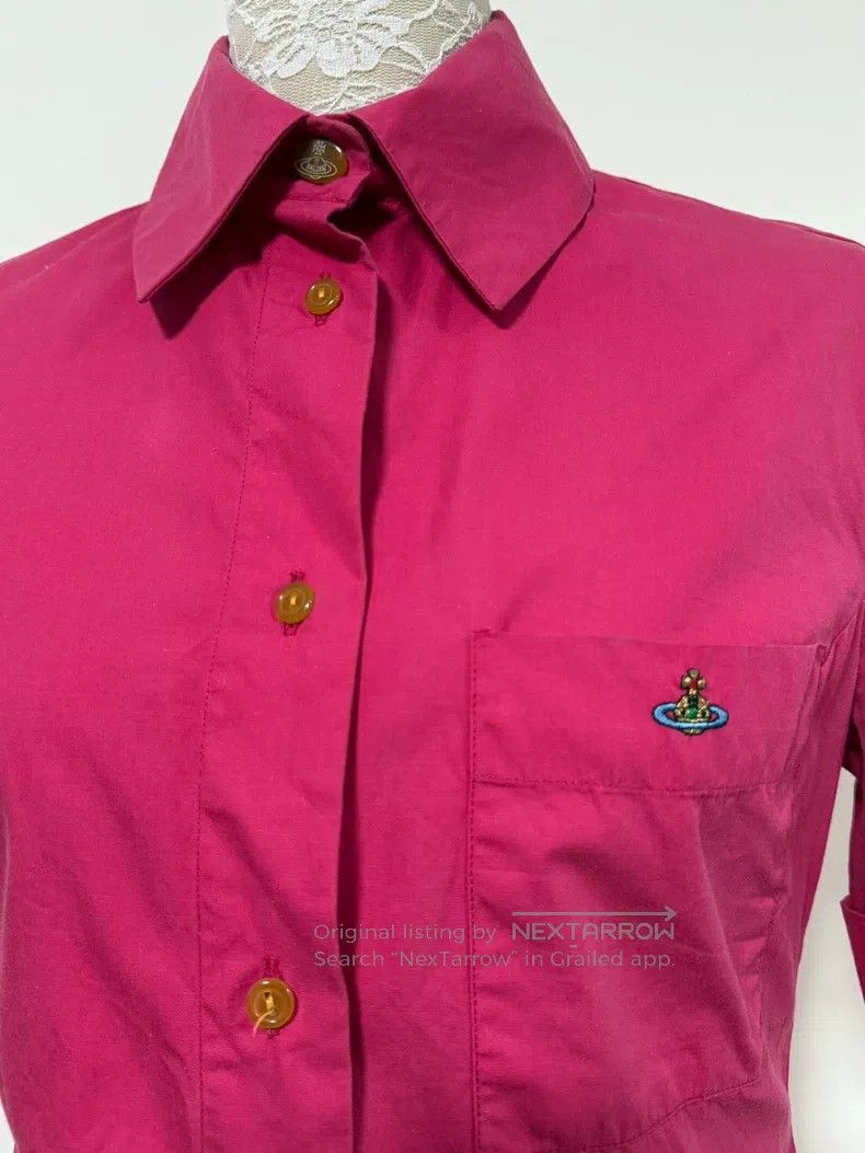 Vivienne Westwood Vivienne Westwood Old label pink short-sleeve shirt top Size M / US 6-8 / IT 42-44 - 3 Thumbnail