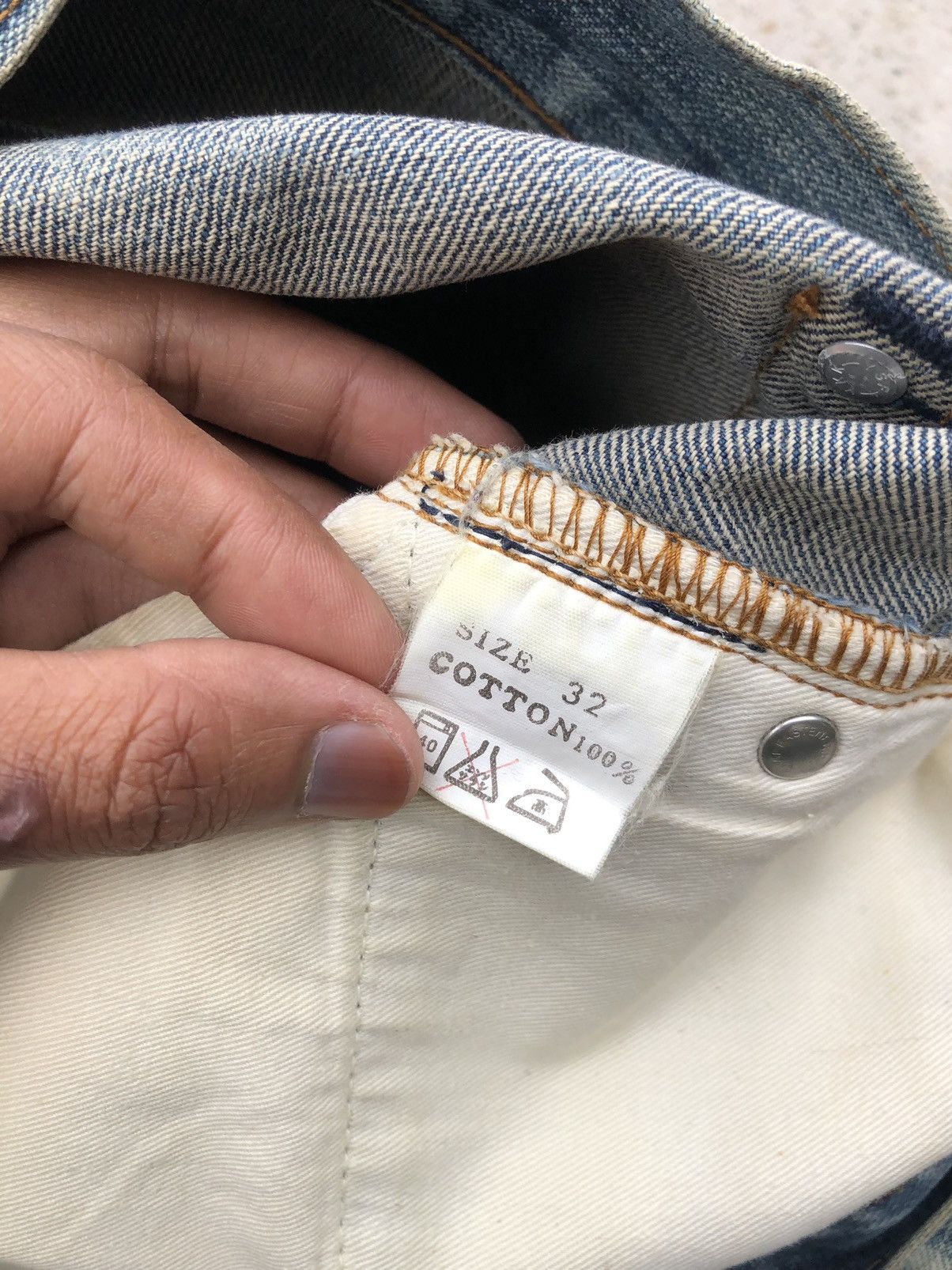 Hypebeast SELVEDGE⚡️⚡️DISTRESSED DENIM BY BBPBX JEANS Size US 33 - 5 Thumbnail