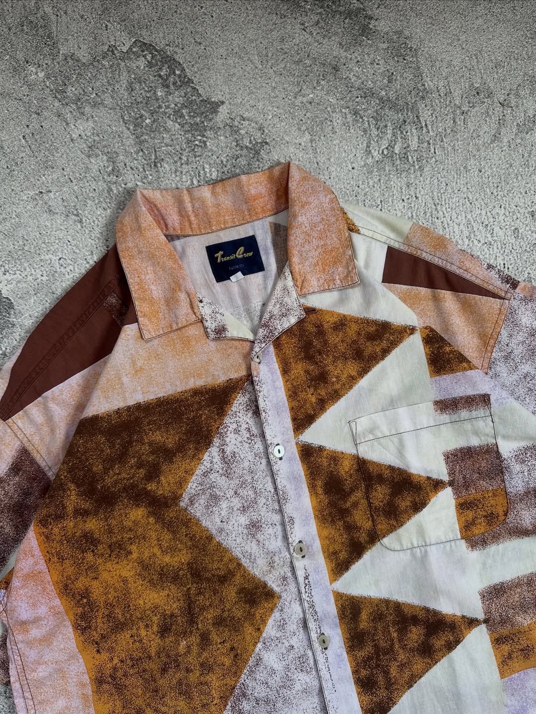 Other Vintage Pattern Summer Shirt (Boxy Cut) Size US L / EU 52-54 / 3 - 2 Thumbnail