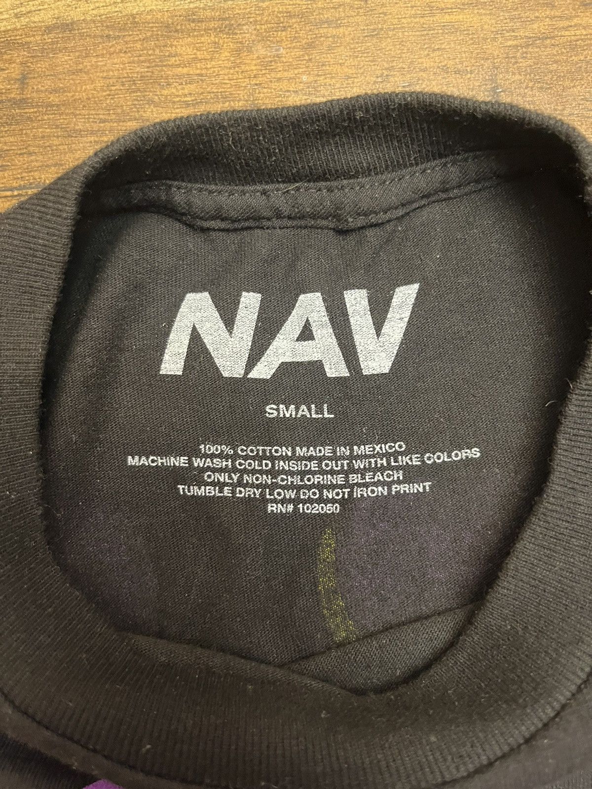 Nav x VLONE Good Intentions Doves Hip store Hop Rap Tour Merch Tee in Black XL