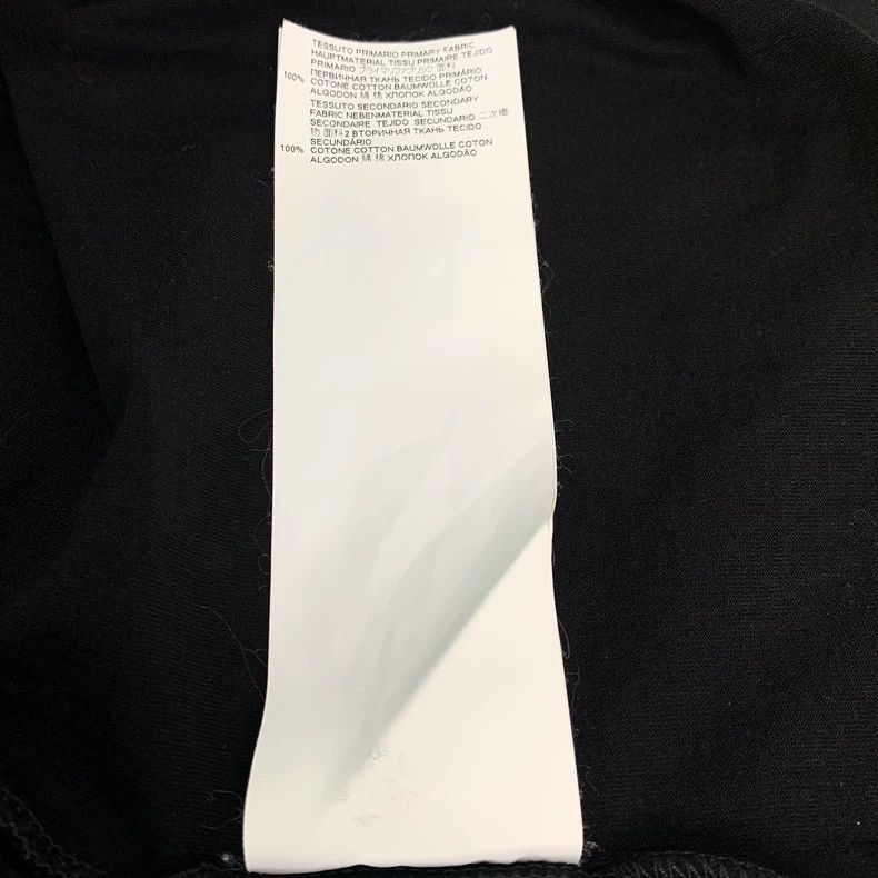 Maison Margiela Maison Margiela Black logo letter printed round-neck cotton Size US M / EU 48-50 / 2 - 8 Thumbnail
