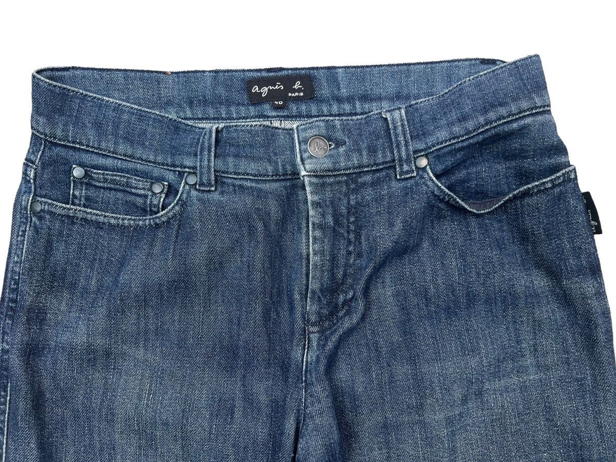 agnes b. Vintage Agnes B Jeans Stretch Denim Pants 30x32 Size 30" / US 8 / IT 44 - 6 Thumbnail