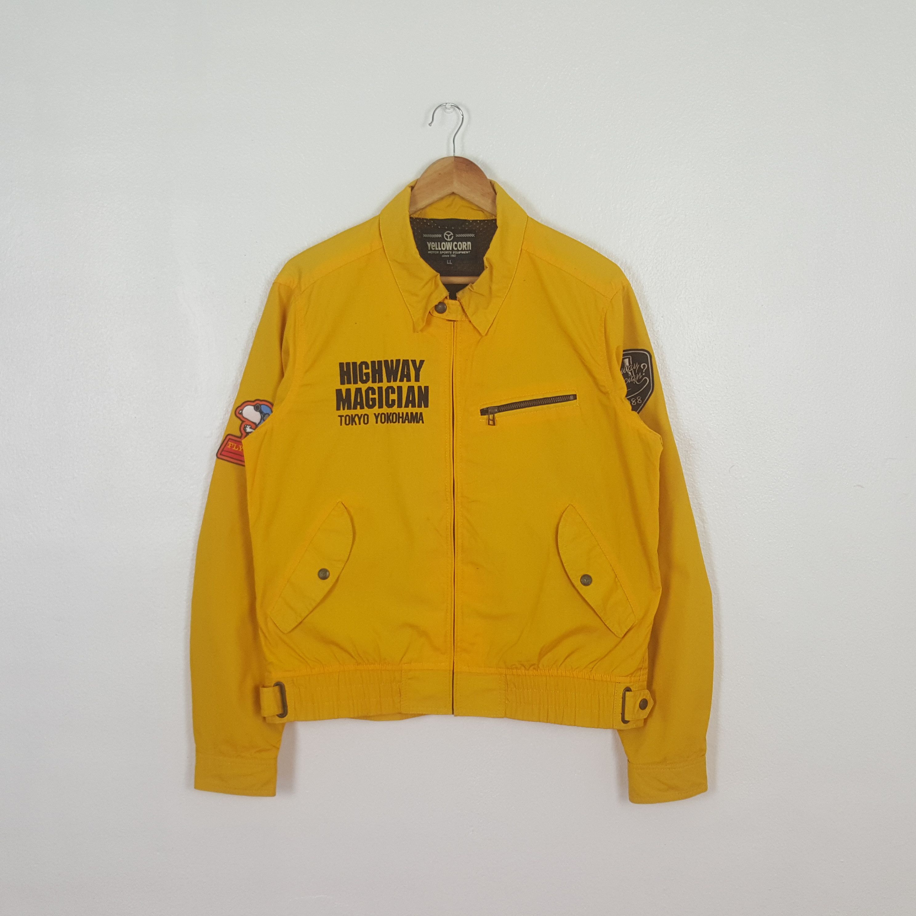 YELLOW CORN Vintage Yellow Corn Japanese Racing Bikers Jacket C306N17 Size US M / EU 48-50 / 2 - 3 Thumbnail