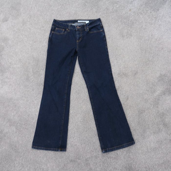 DKNY Jeans Women 8R Blue Straight Bootcut Mid Rise Denim Medium Wash 32  ins