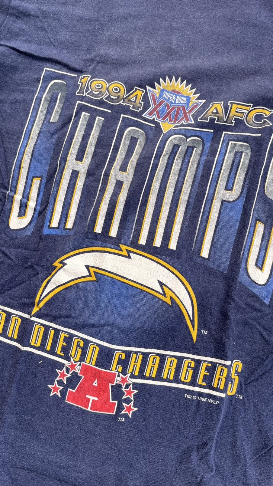Salem Sportswear Vintage Tee NFL San Diego Charger AFC Champions Size US L / EU 52-54 / 3 - 3 Thumbnail
