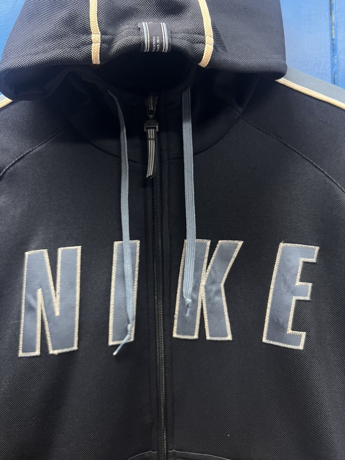 Nike × Vintage Nike Vintage Zip Hoodie Big Logo Swoosh Size US M / EU 48-50 / 2 - 3 Thumbnail