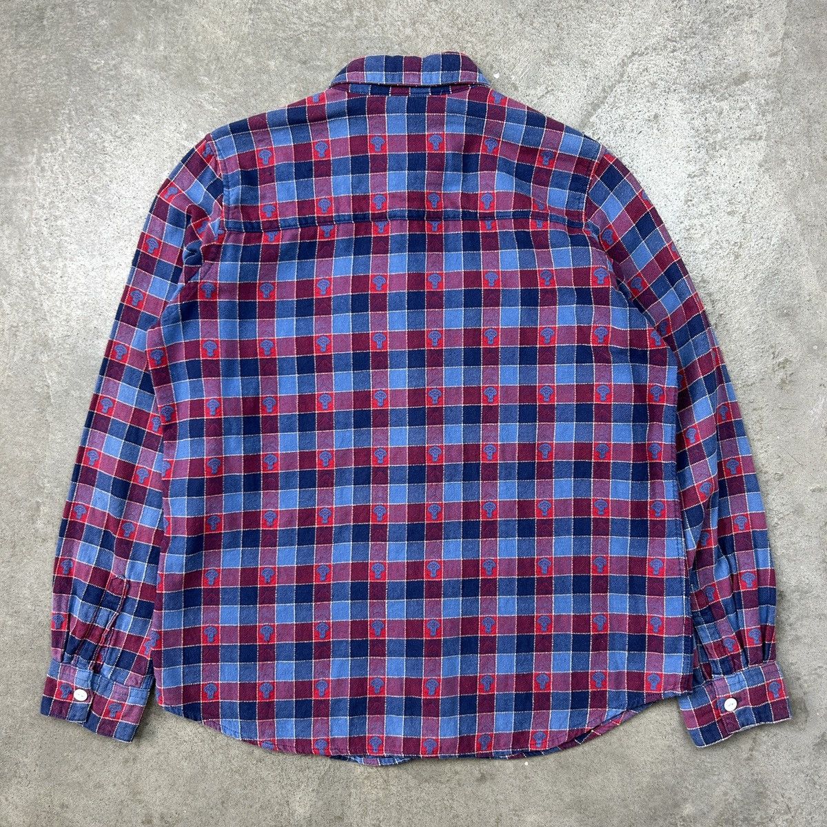 Ne-Net Ne-net Broccoli Checkered Shirt Size US M / EU 48-50 / 2 - 14 Thumbnail