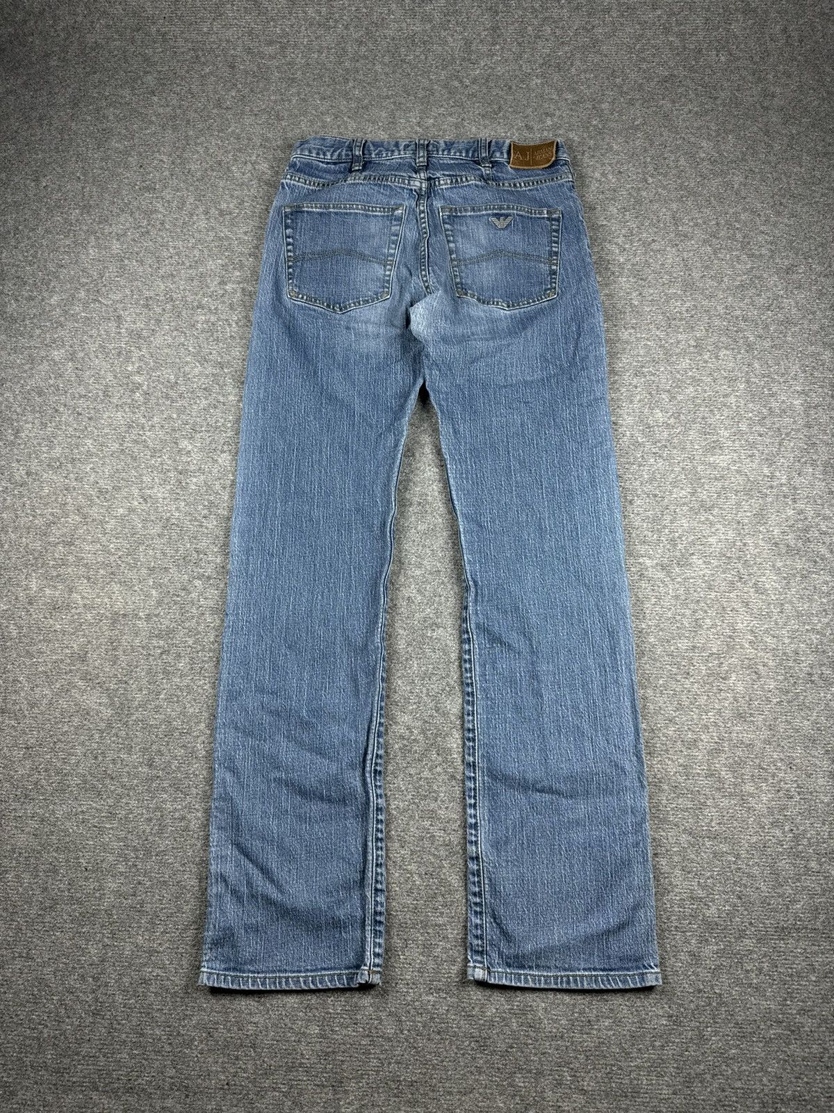 Armani × Vintage Vintage Armani straight fit denim jeans Size US 30 / EU 46 - 8 Thumbnail