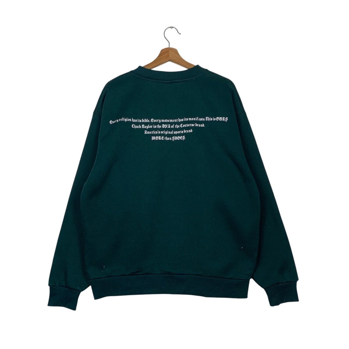 Converse Converse Big Logo Green Sweatshirt Size US M / EU 48-50 / 2 - 7 Thumbnail