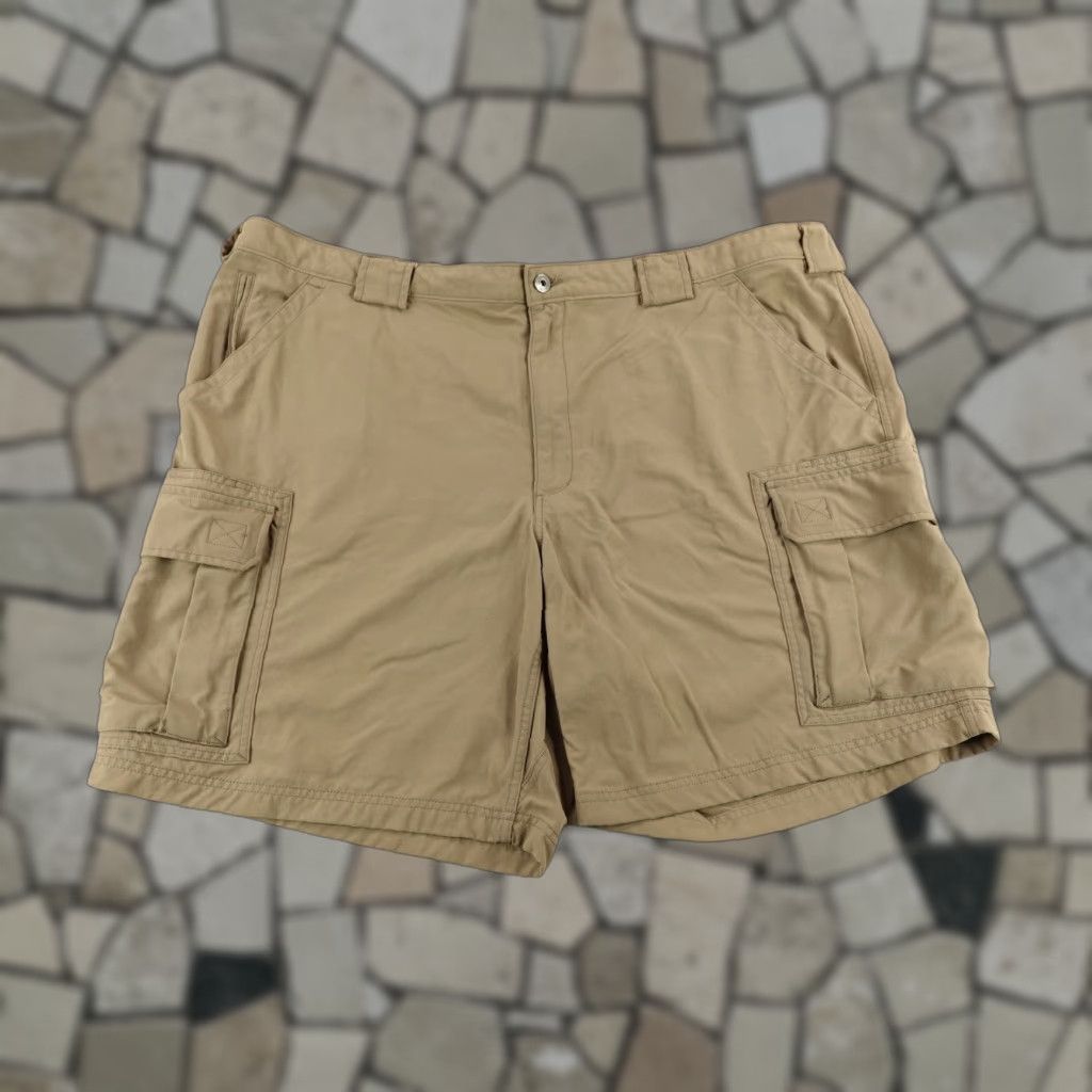 Duluth Trading Company Duluth Trading Co Cargo Shorts 3XL Beige Nylon Utility Outdoor Hiking Mens Size US 39 - 1 Thumbnail