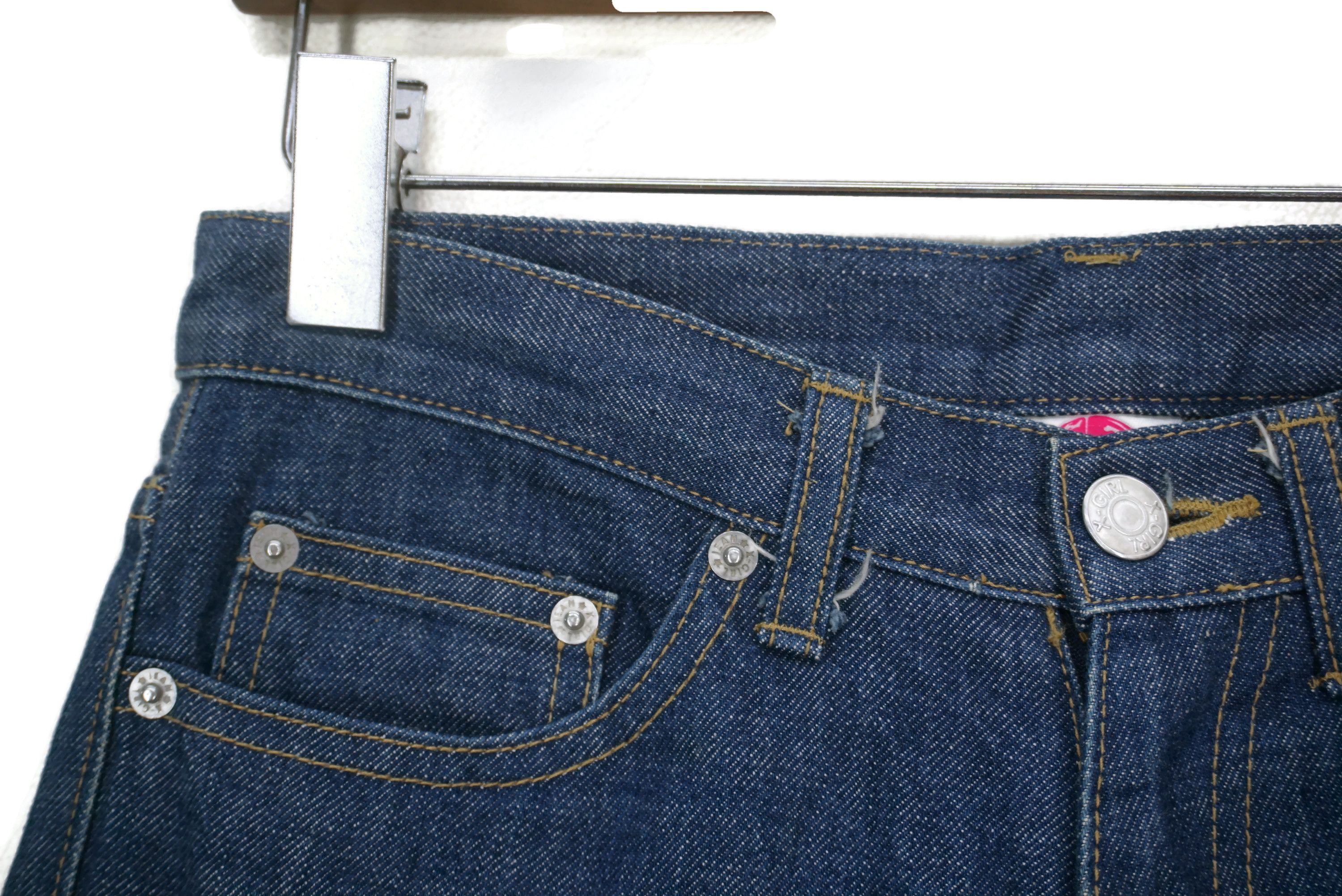 Japanese Brand X-girl Jeans Size W29xL29.5 Slim Skinny Zipper Hem Denim Size 26" / US 2 / IT 38 - 4 Thumbnail