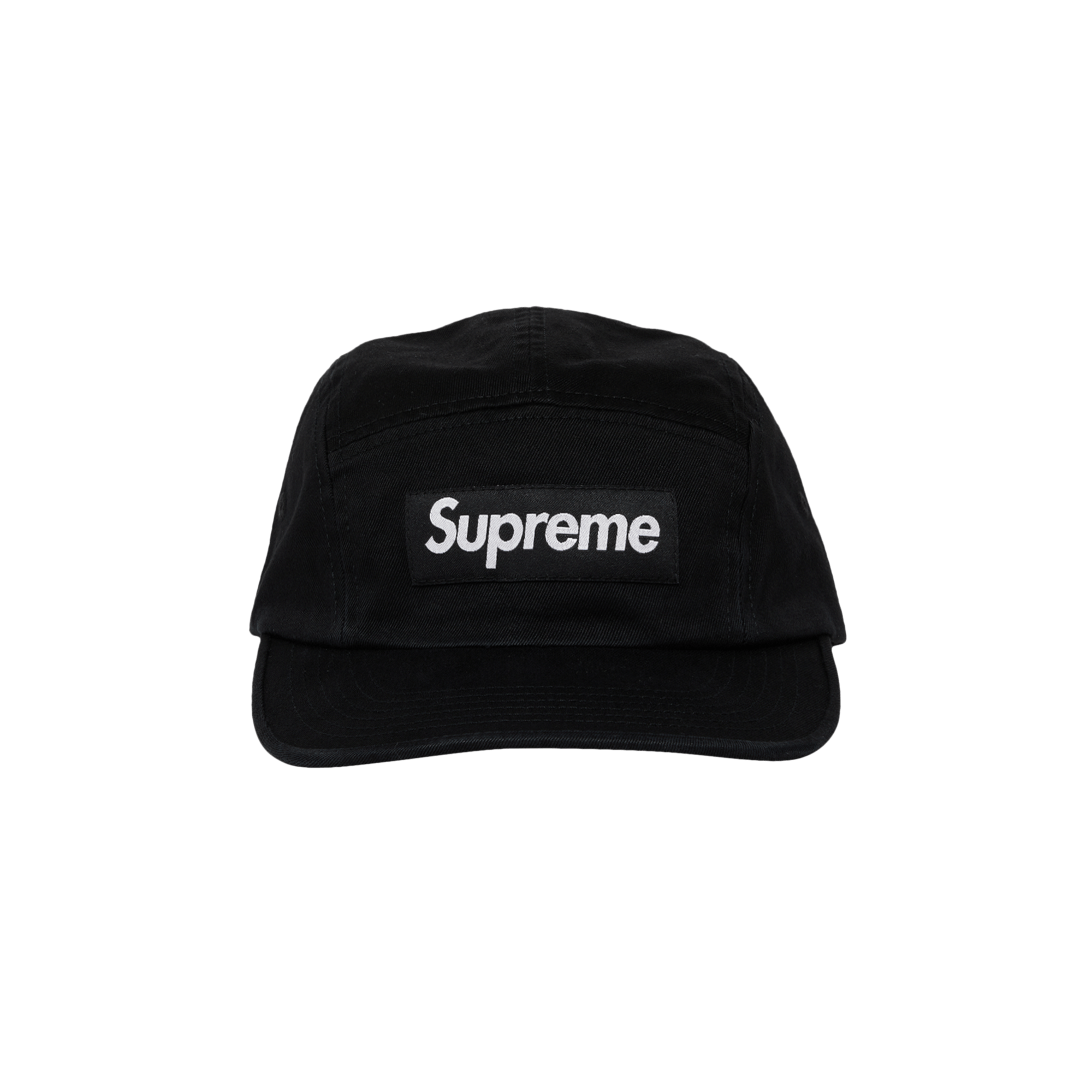 ⭐️極美品⭐️supreme 黒 Washed Chino TwillCamp Supreme Washed Chino Twill Camp Cap Black - FW17 - US