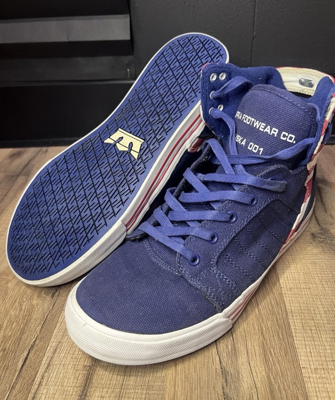 Supra RARE - Supra Muska 001 “Liberty” SkyTop Sneaker/Shoes Size US 10.5 / EU 43-44 - 5 Thumbnail