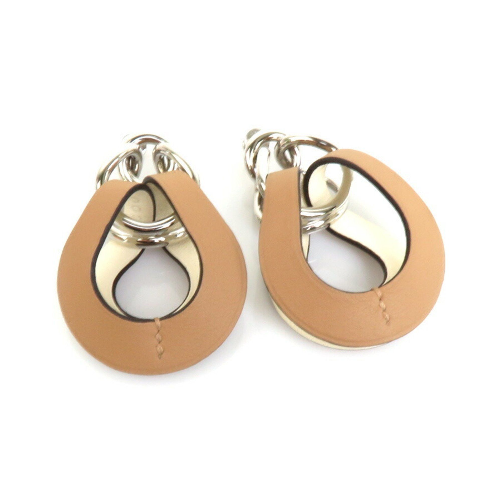 image of Hermes Earrings Villevoordt Gm Vaux Swift Chai Ladies, Women's