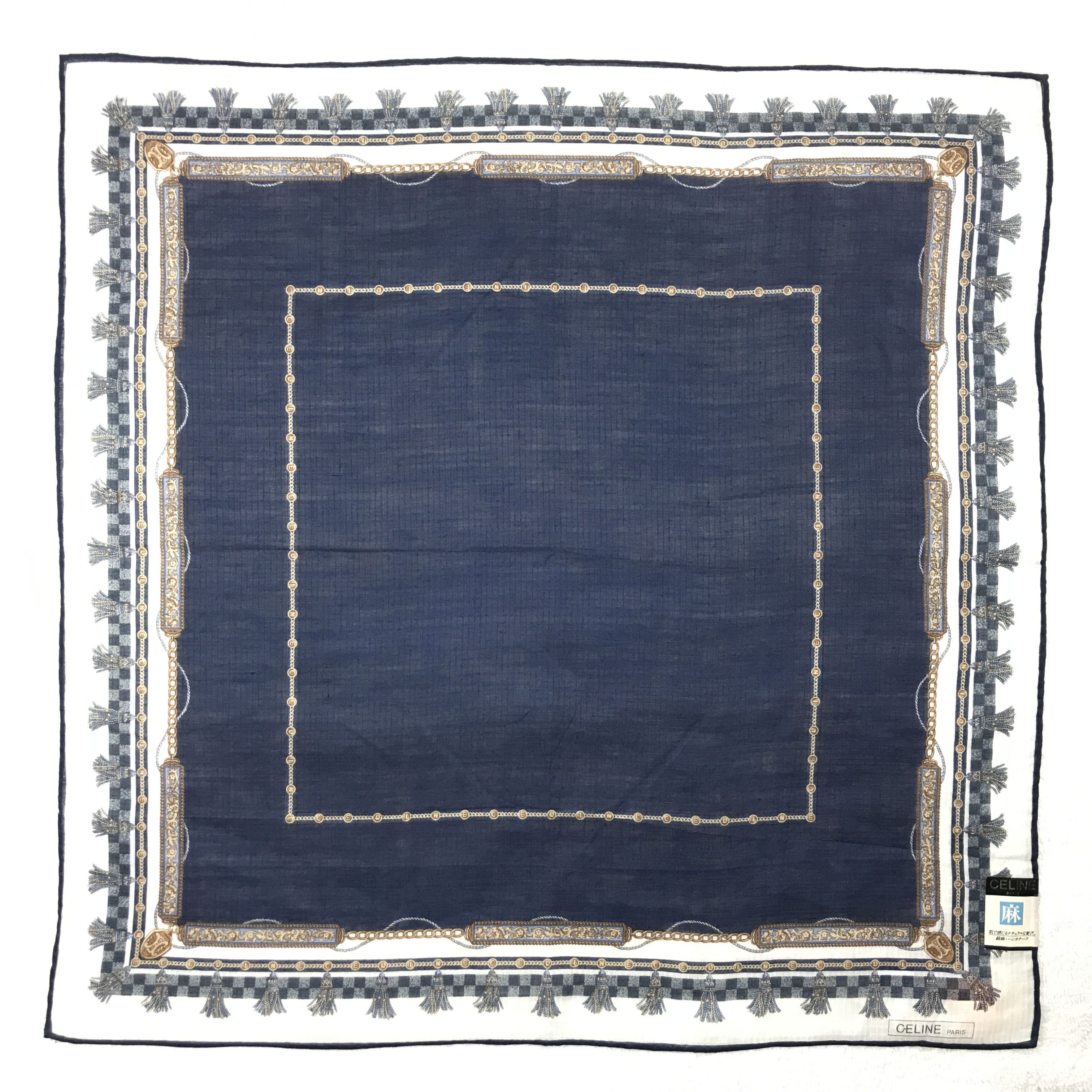 Celine × Vintage Vintage Celine Bandana Neckerchief Handkerchief Size ONE SIZE - 2 Thumbnail