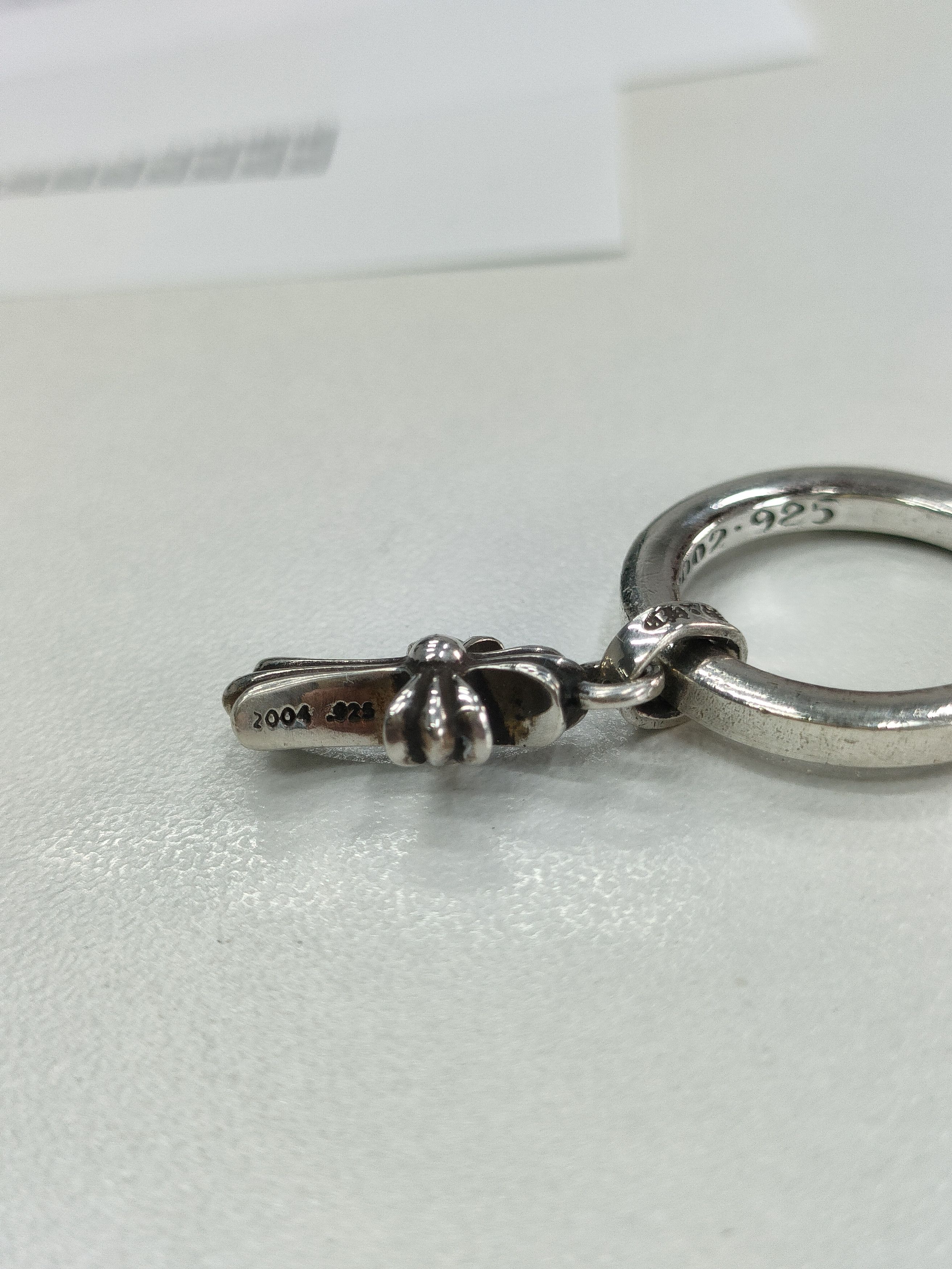 Chrome Hearts Chrome Hearts Silver Babyfat Drop Ring Size ONE SIZE - 8 Thumbnail
