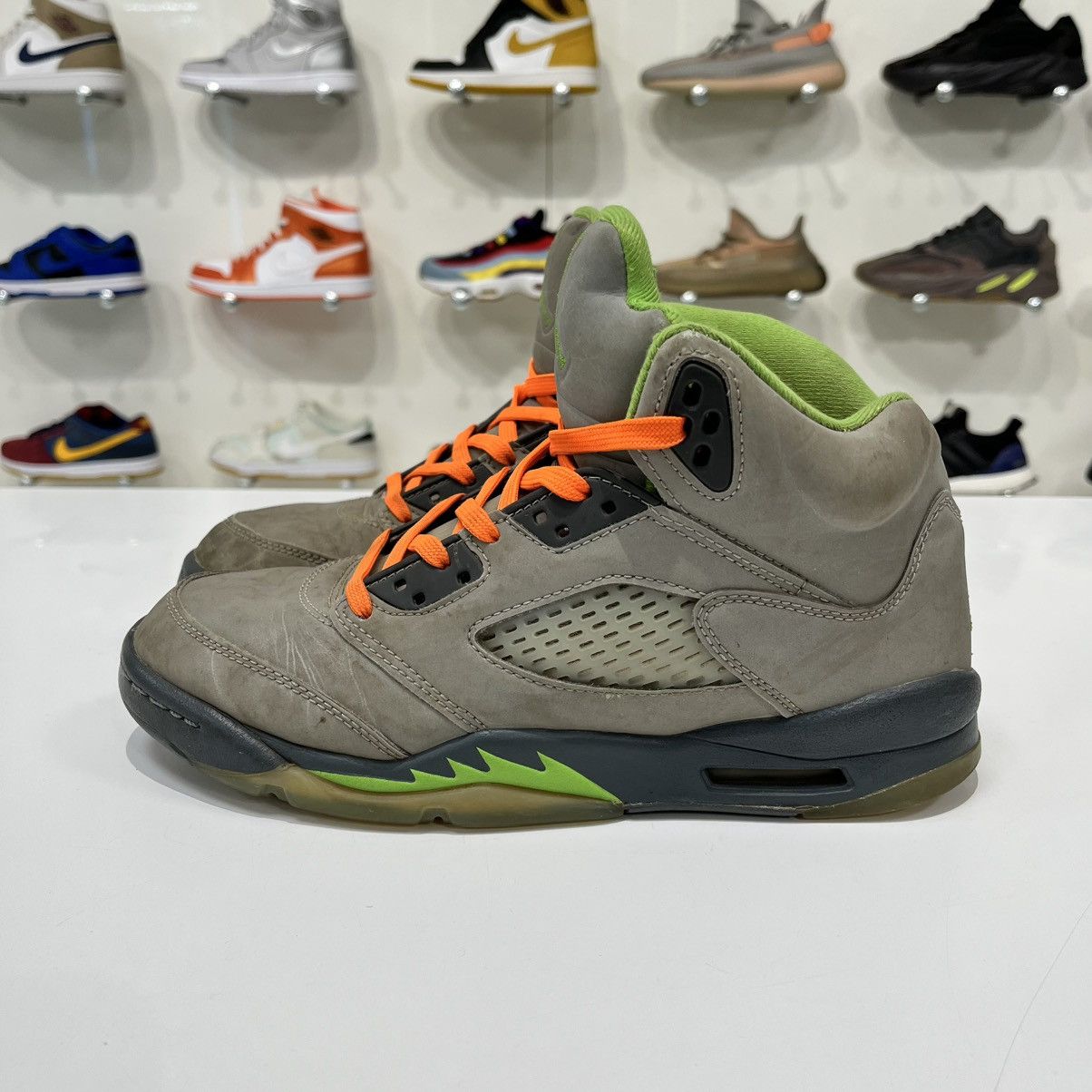 Nike Air Jordan 5 Retro Green Bean (GS) (2022) Size US 6.5 / EU 39-40 - 3 Thumbnail