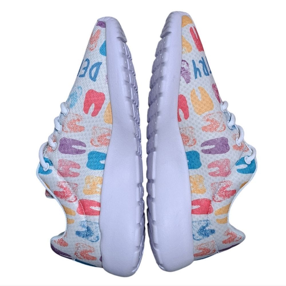 Other Groove Bags Custom Print Dentistry Lightweight Lace Up Sneak Size US 8 / IT 38 - 7 Thumbnail