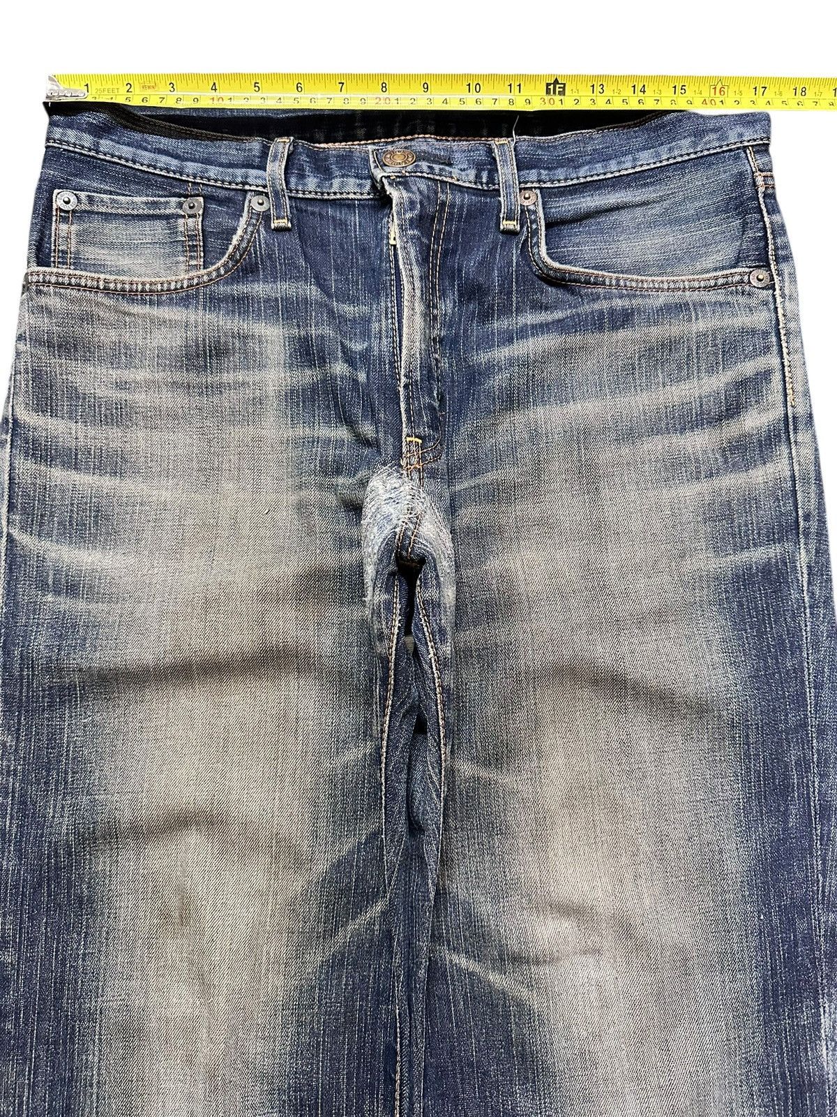Edwin Vintage Japan Edwin Faded Wash Style Loose Jeans Size US 32 / EU 48 - 11 Thumbnail