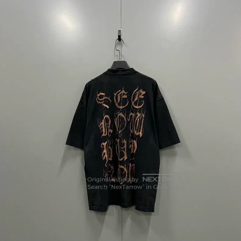 Balenciaga Balenciaga Abstract Logo Letter Short Sleeve Size US XS / EU 42 / 0 - 2 Thumbnail