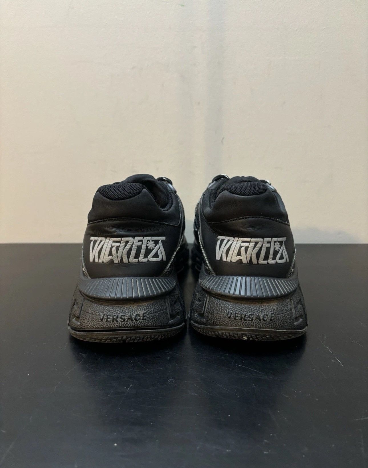 Versace Versace Trigreca Black Silver Size US 9 / EU 42 - 5 Thumbnail
