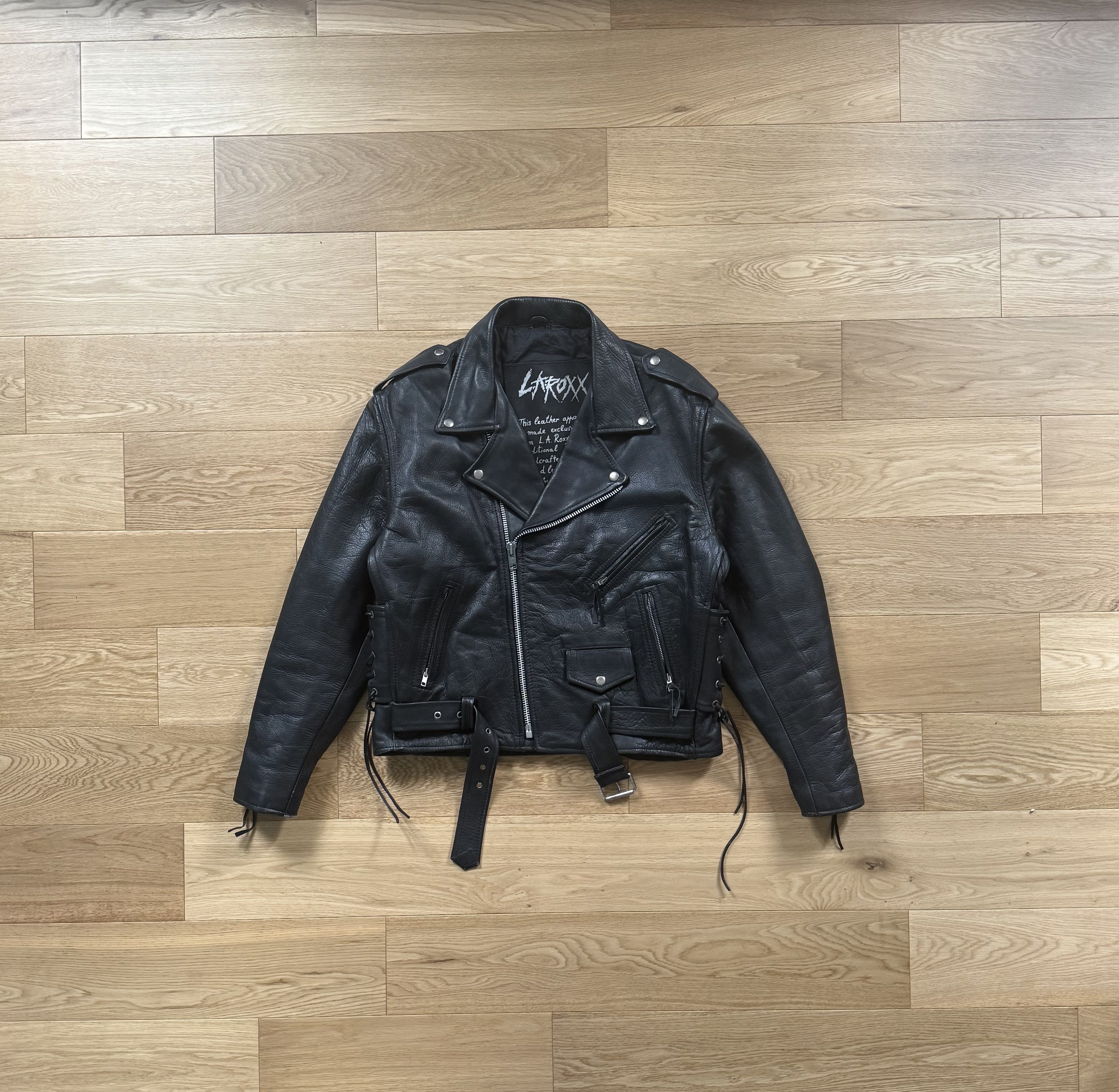 L.A. Roxx LA Roxx x Madonna 92 Leather Perfecto Jacket 80s 90s Vintage Size US L / EU 52-54 / 3 - 4 Thumbnail