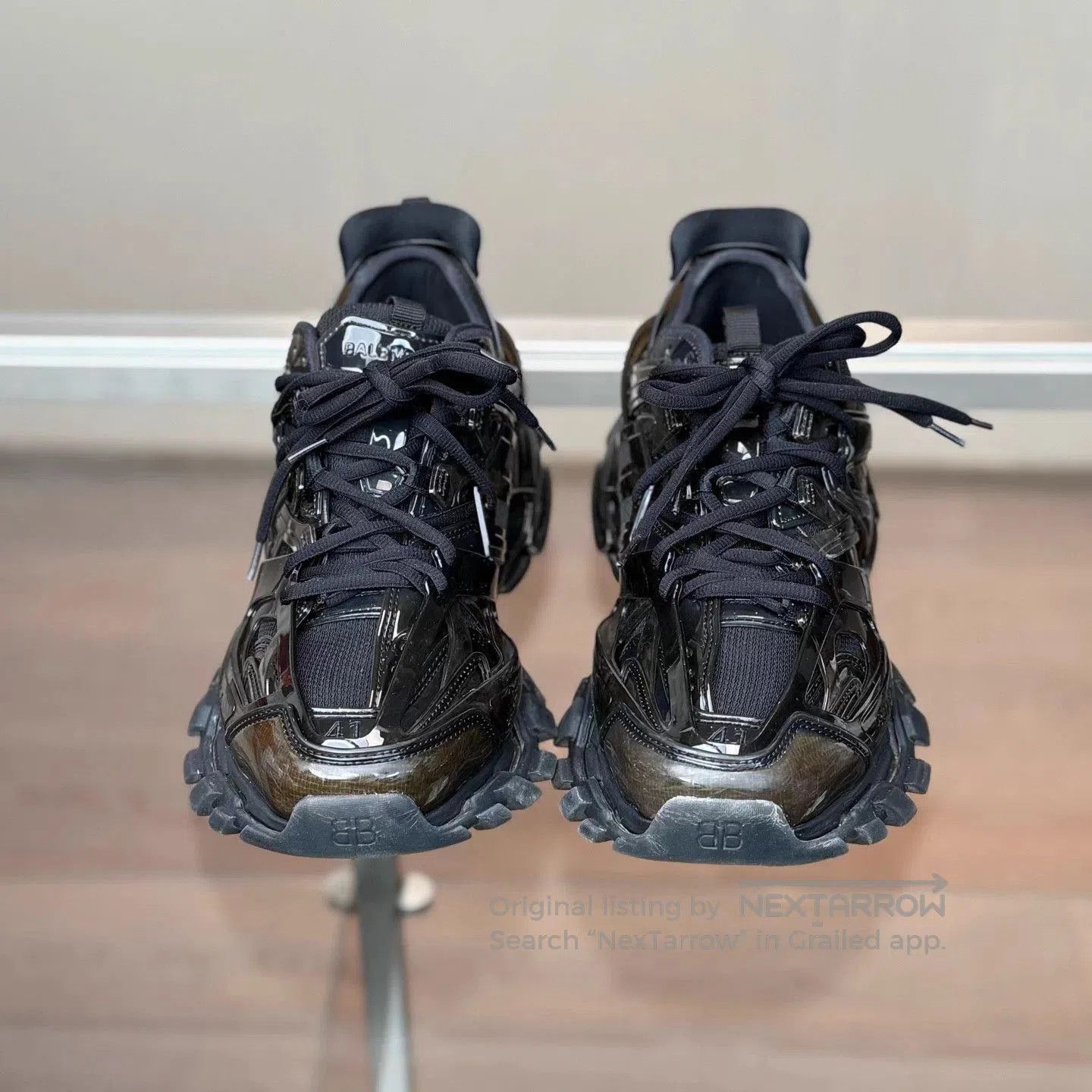 Balenciaga Black Low-Top Sneakers Size 8. Size US 8 / EU 41 - 2 Thumbnail