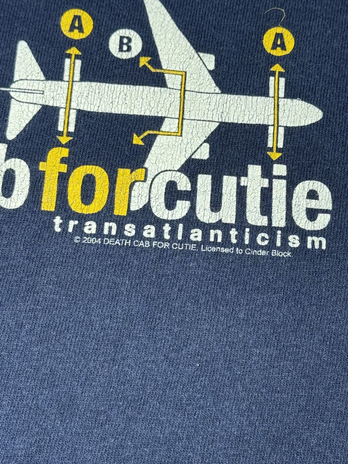 Y2K Death Cab For Cutie Transatlanticism Baby Tee T Shirt