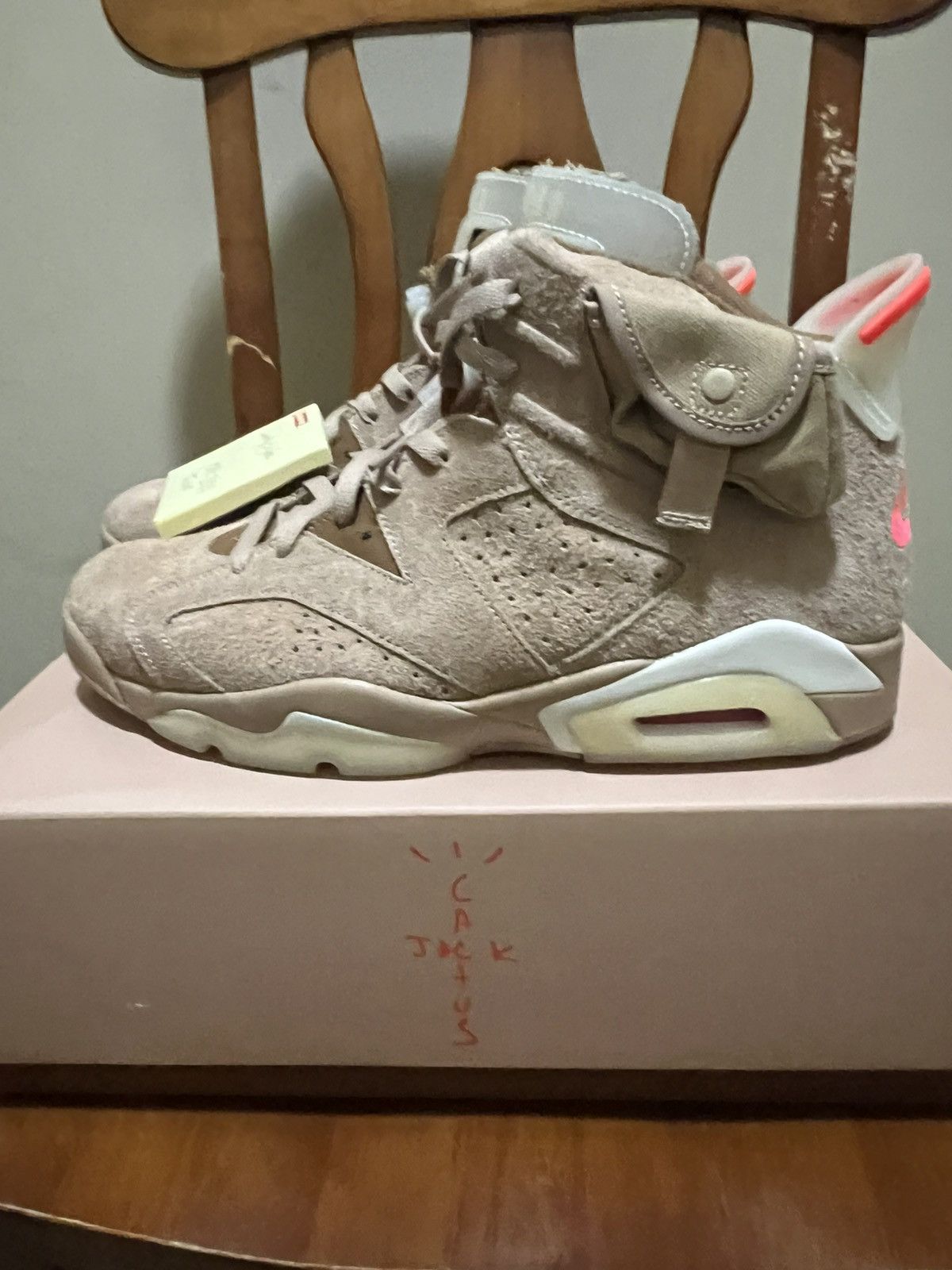 Jordan Brand Air Jordan 6 x Travis Scott Cactus Jack British Khaki | Grailed