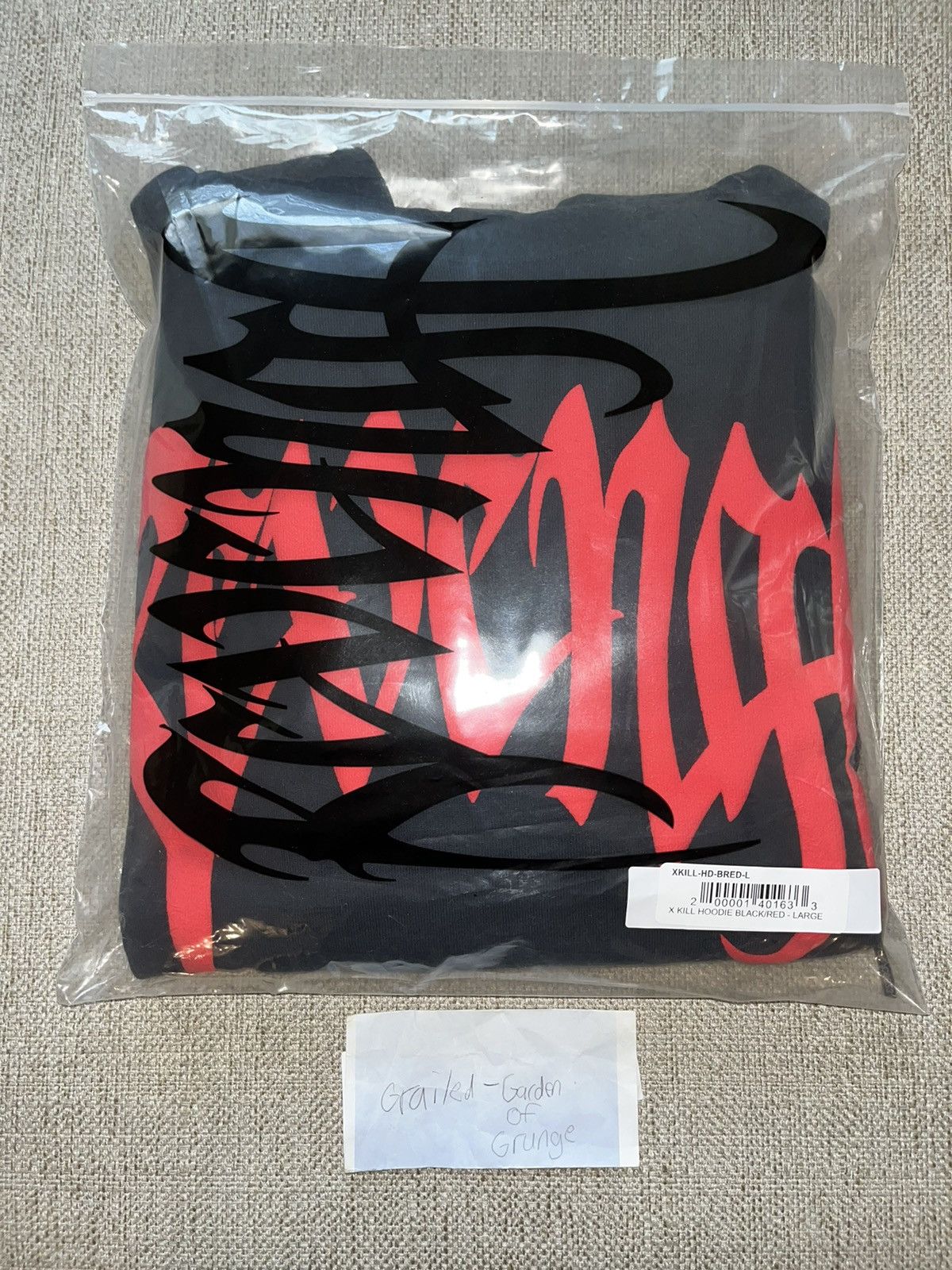Revenge Revenge X Kill Hoodie Black/Red Bred XXXTENTACION Size US L / EU 52-54 / 3 - 3 Thumbnail
