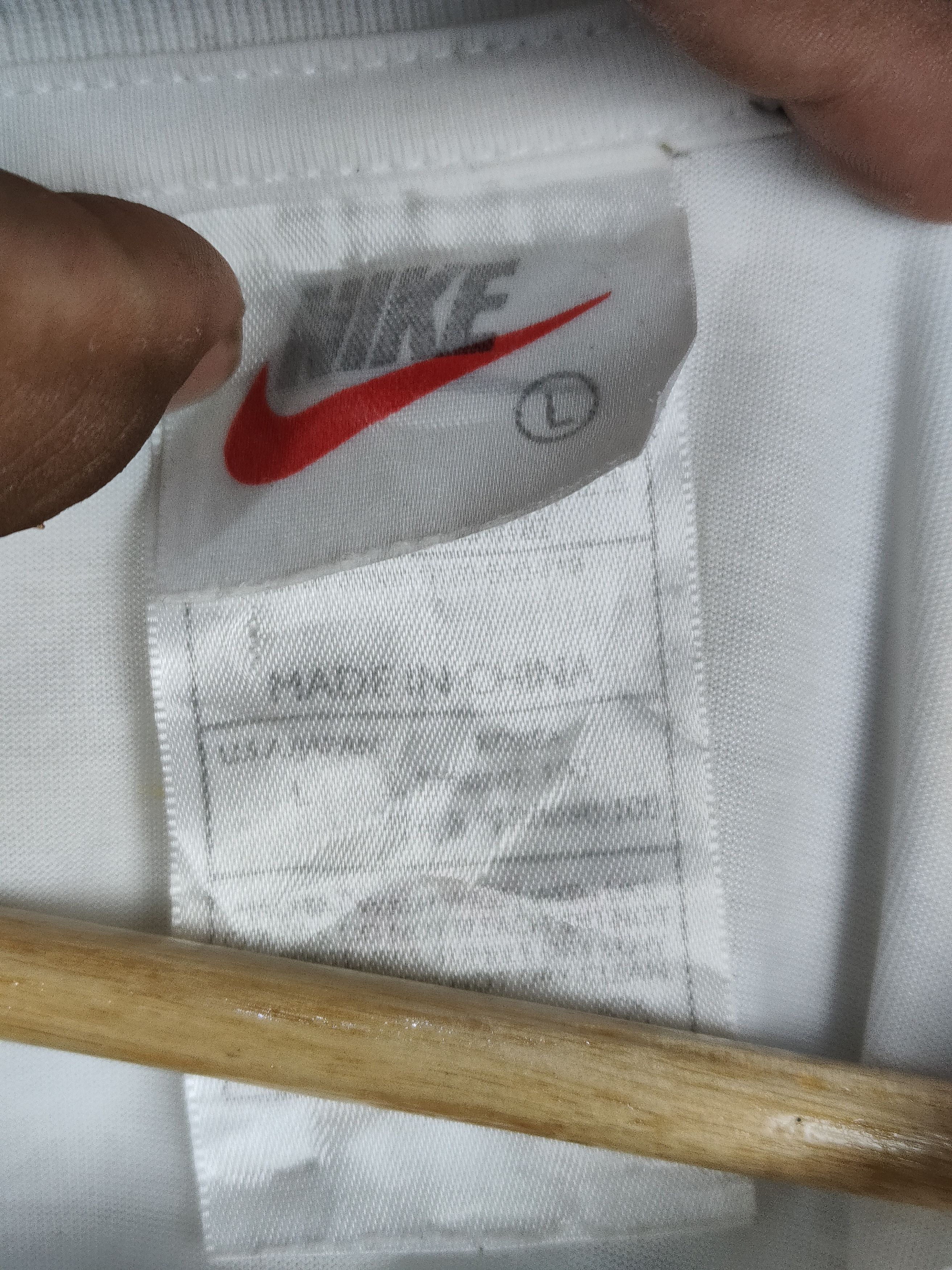 Nike × Vintage Vintage 90s Nike Running Shirt Size US L / EU 52-54 / 3 - 3 Thumbnail