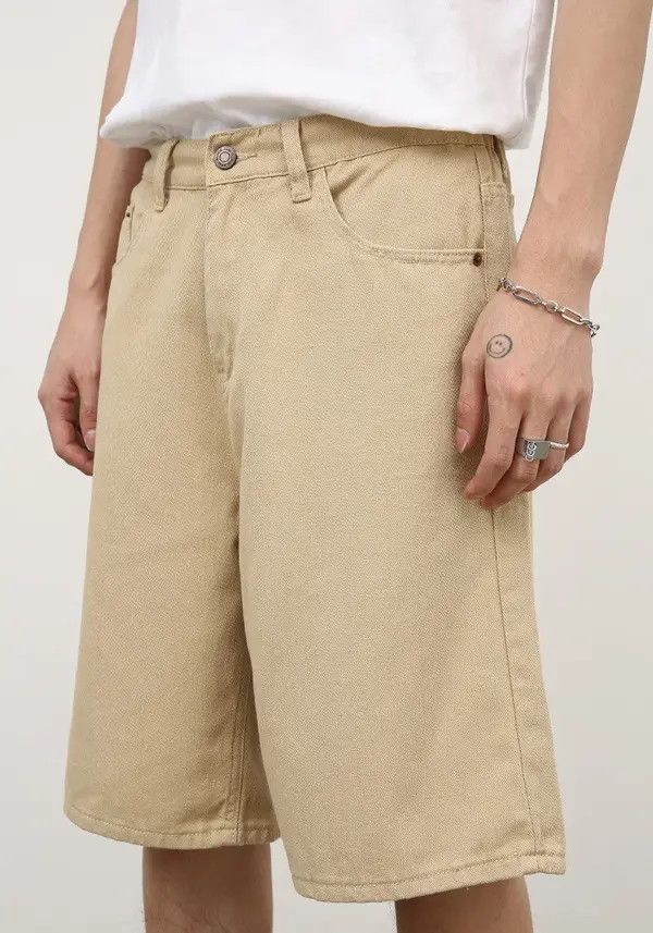 Japanese Brand Kizuki x Kubo Apricot Retro All-match Casual Denim Shorts Size US 32 / EU 48 - 1 Thumbnail