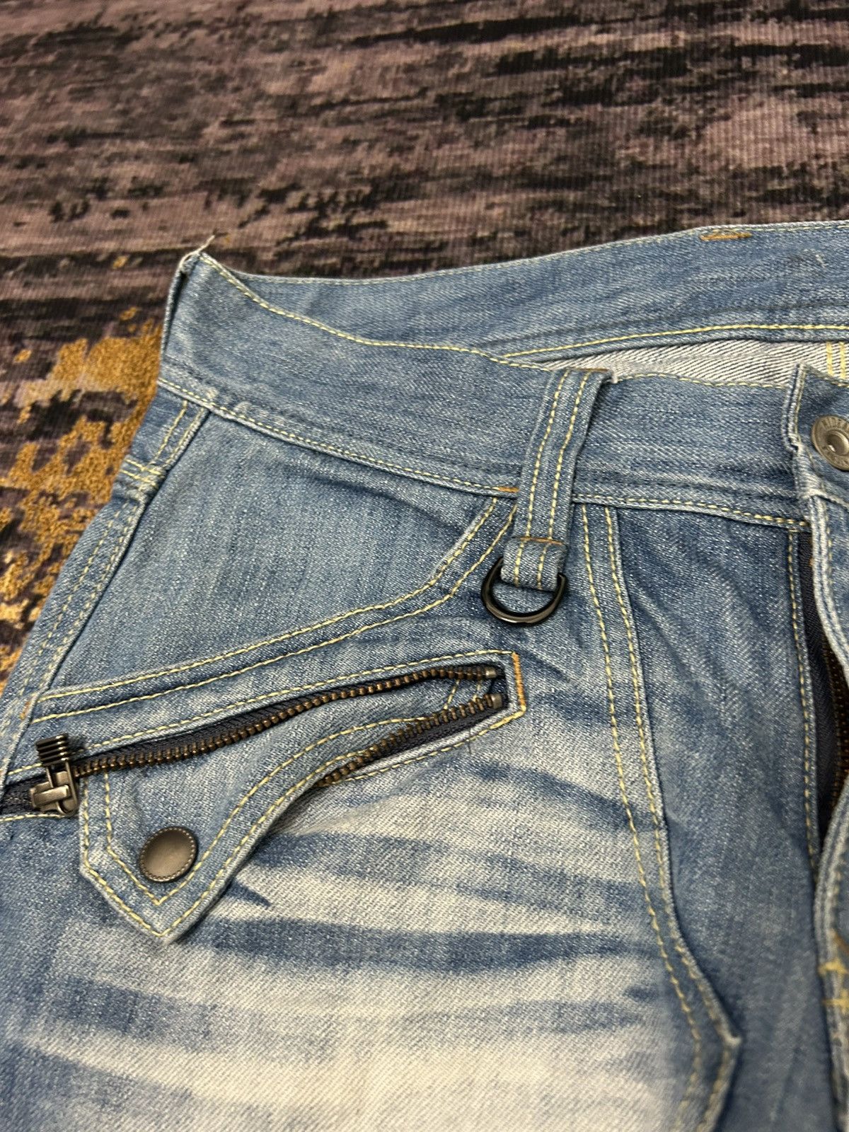 Japanese Brand Hideaways Nicole Multipocket Short Jeans Size US 31 - 8 Thumbnail