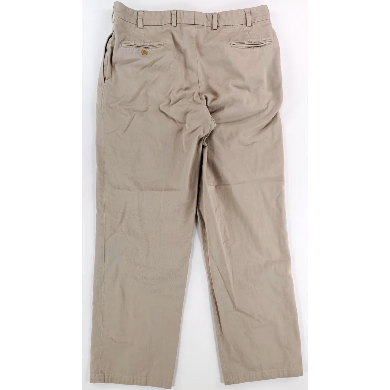 Bills Khakis Bills Khakis Pants Tan Pleated Made USA Mens 36 Regular Chino Beige 31 Inseam 36 x 31 Actual Mens Size US 36 / EU 52 - 4 Thumbnail
