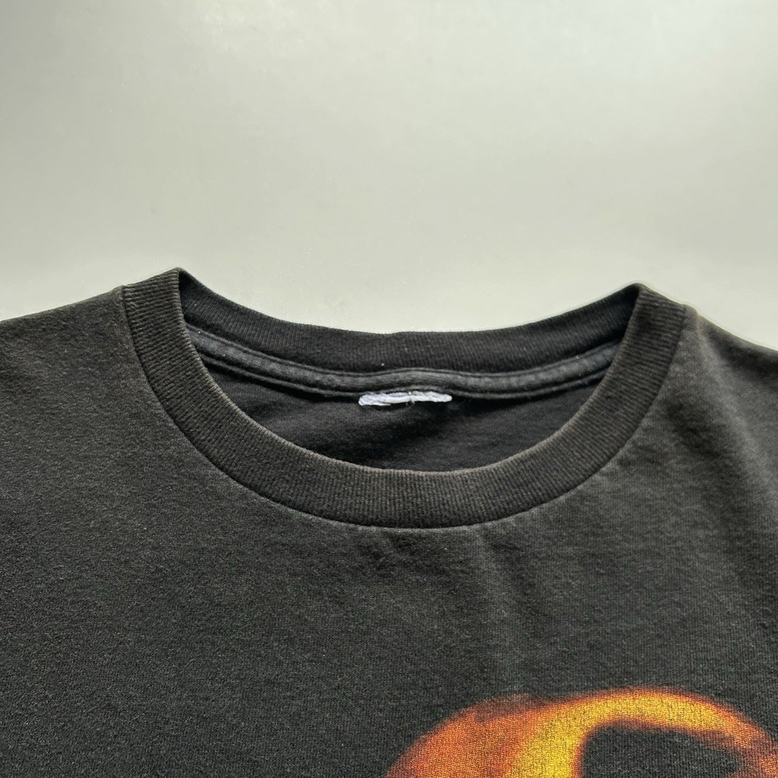 Band Tees × Vintage Vintage Brooks & Dunn T-Shirt Medium Y2K Fire Art Sun Faded Size US M / EU 48-50 / 2 - 4 Thumbnail