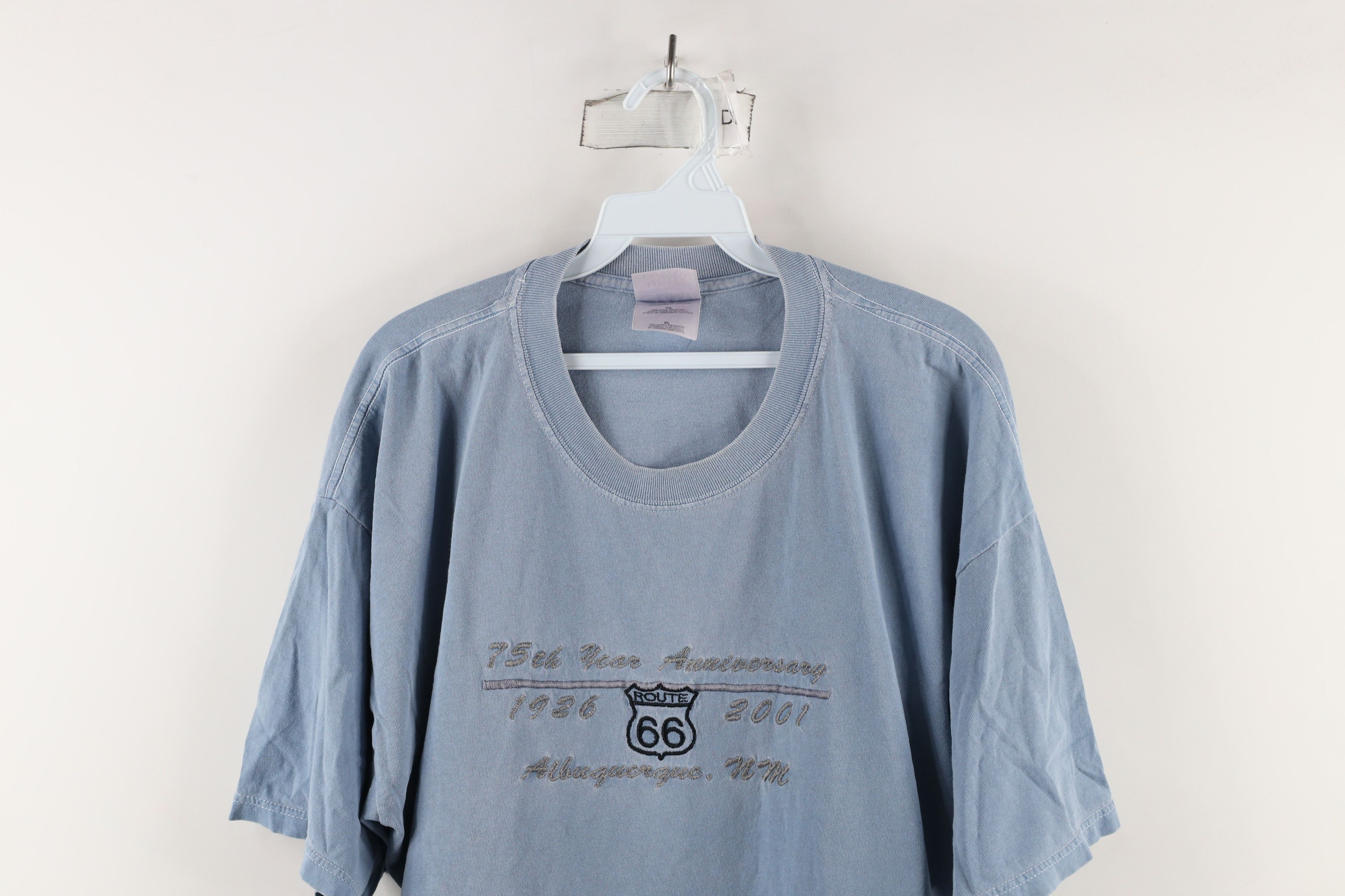 Vintage Vintage Y2K 2001 Route 66 New Mexico T-Shirt Blue Size US XL / EU 56 / 4 - 2 Thumbnail