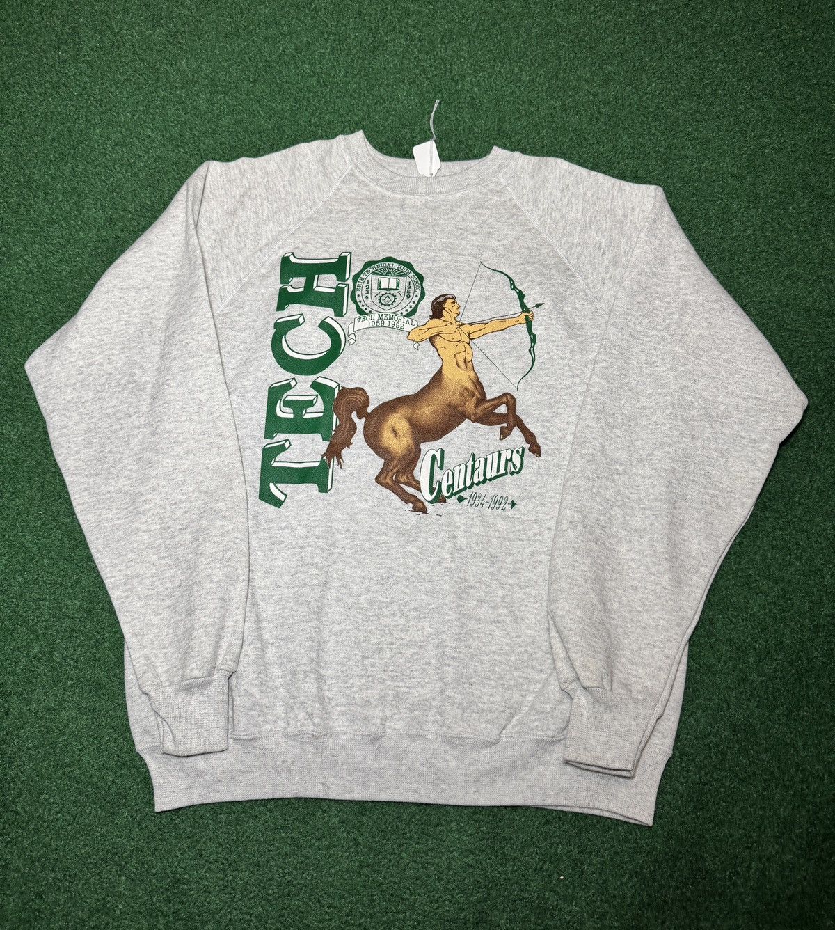Vintage Vintage Erie Tech Centaurs High School 90s XL Sweatshirt Size US XL / EU 56 / 4 - 1 Thumbnail