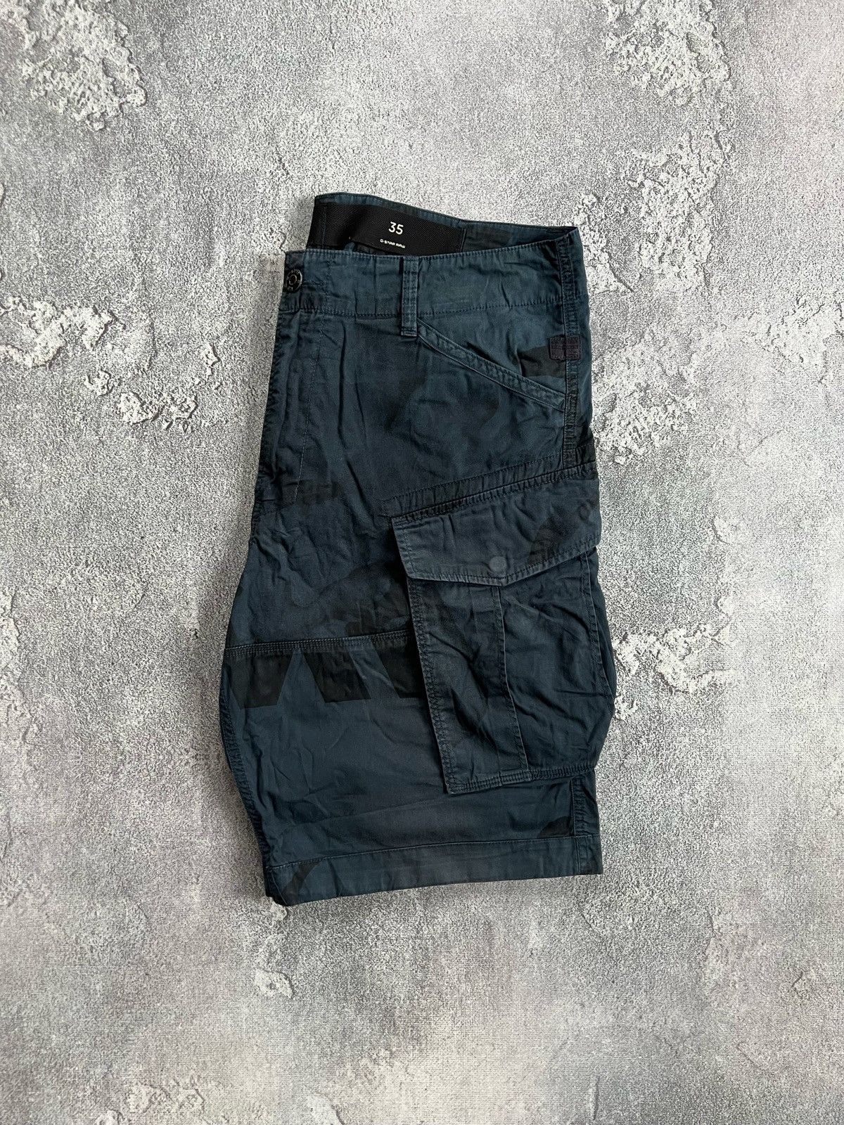 G-Star G Star Raw Cargo Shorts Camouflage Pattern Military Sz W35 Size US 35 - 2 Thumbnail
