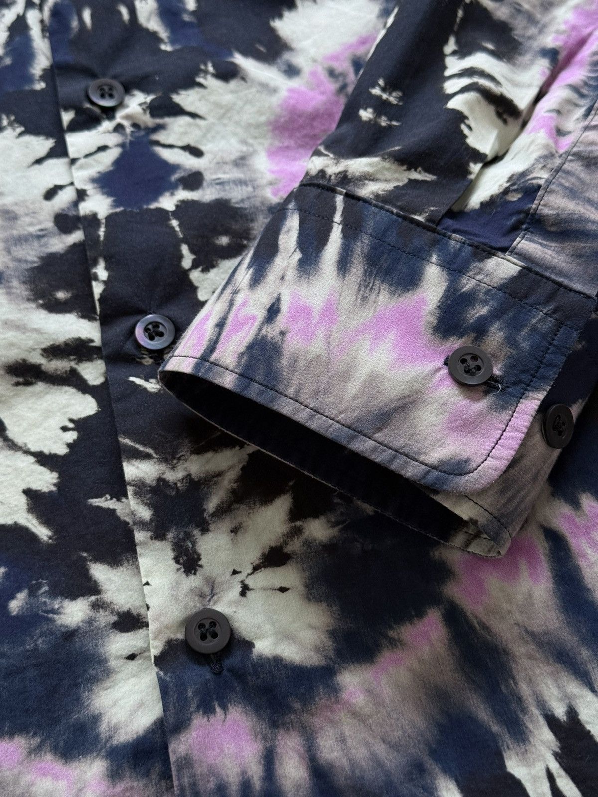 Dries Van Noten Dries Van Noten Tie Dye Button Up Shirt Size US M / EU 48-50 / 2 - 6 Thumbnail
