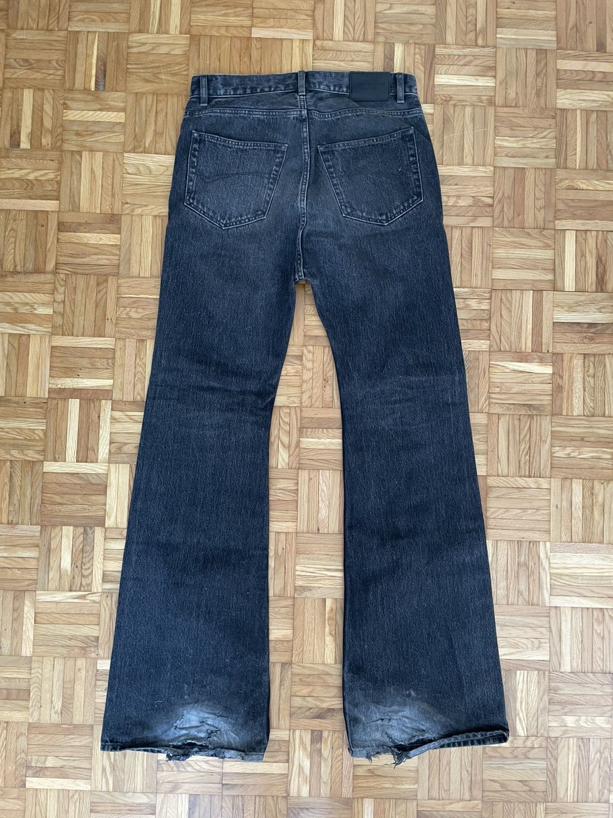 Balenciaga Balenciaga Flared Jeans Garde-Robe (29) Size US 29 - 2 Thumbnail