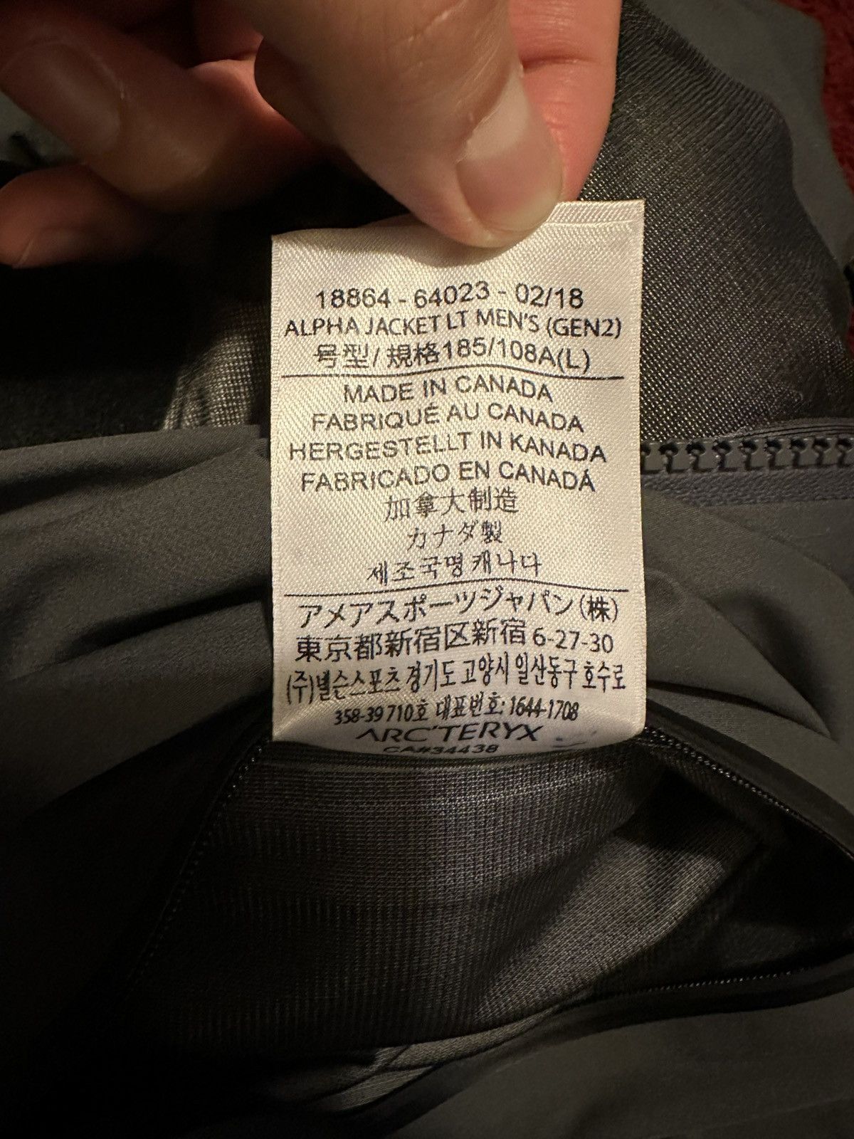 Arc'teryx Arcteryx LEAF Alpha LT Jacket Gen 2 Size US L / EU 52-54 / 3 - 7 Thumbnail