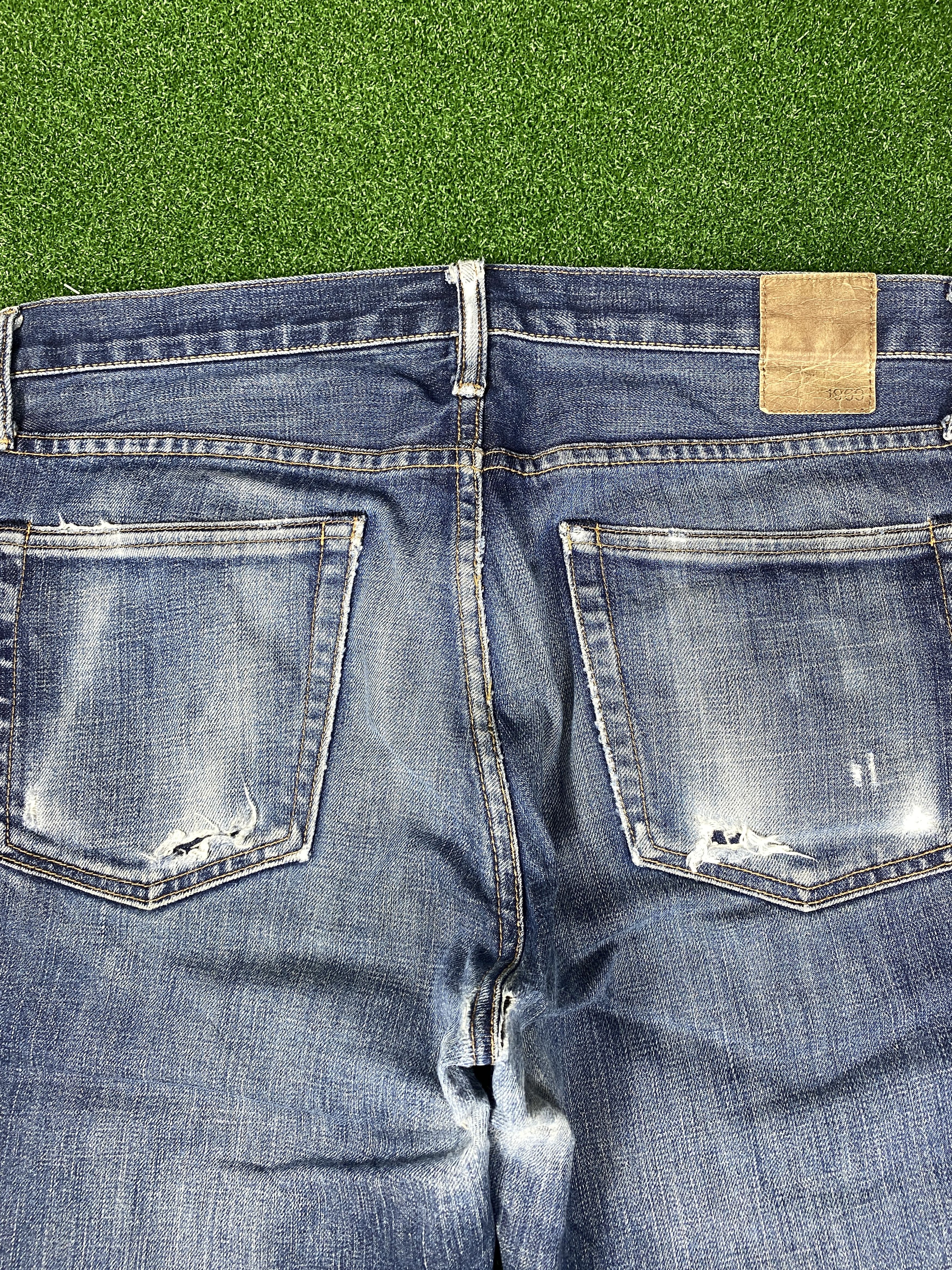 Gap Vintage Gap Distressed Faded Blue Jeans CP0041 Size US 35 - 9 Thumbnail