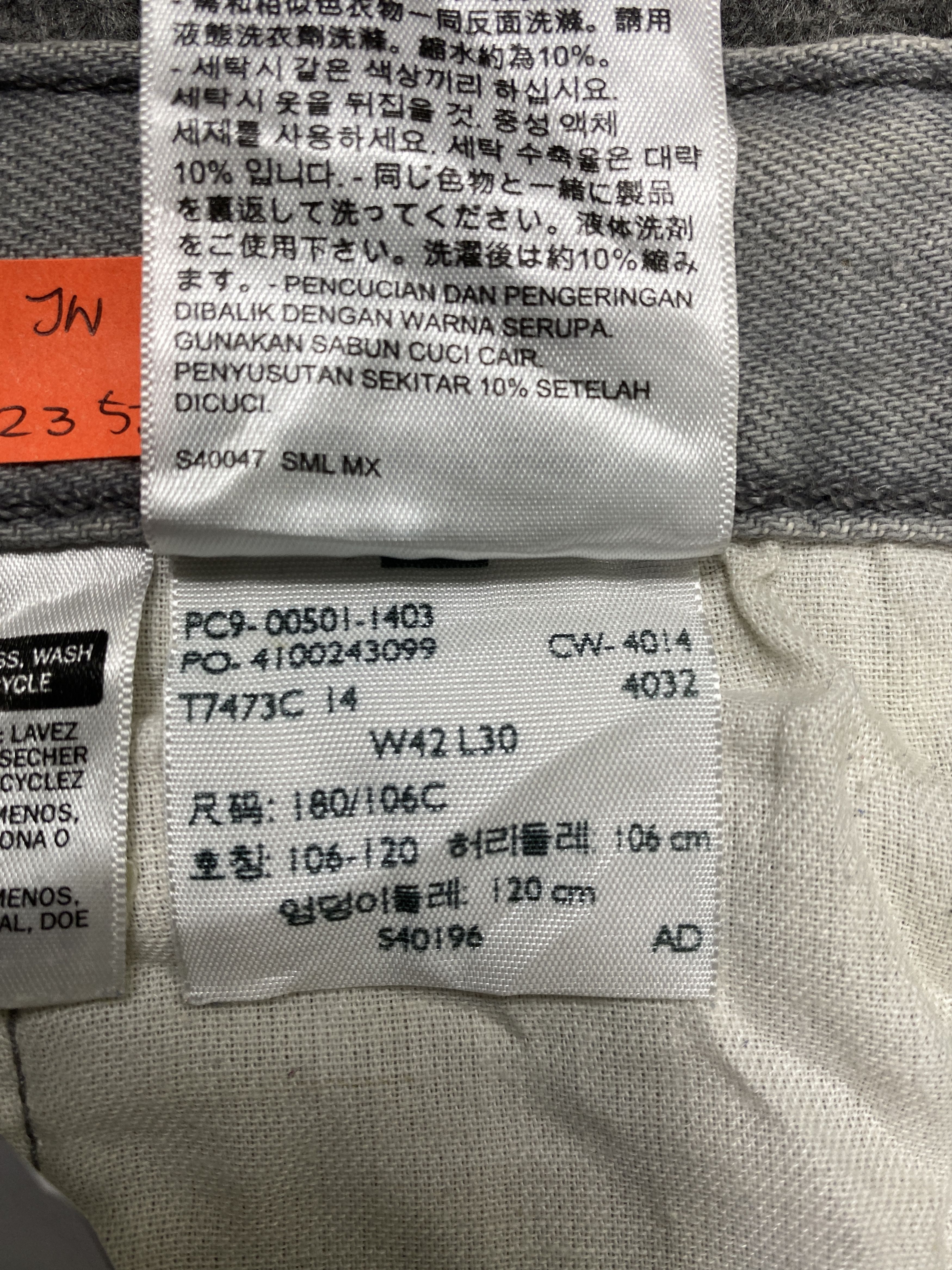 Levi's Light Wash Grey Vintage Levi's 501 40x27.5 Denim -JN2353 Size US 40 / EU 56 - 10 Thumbnail