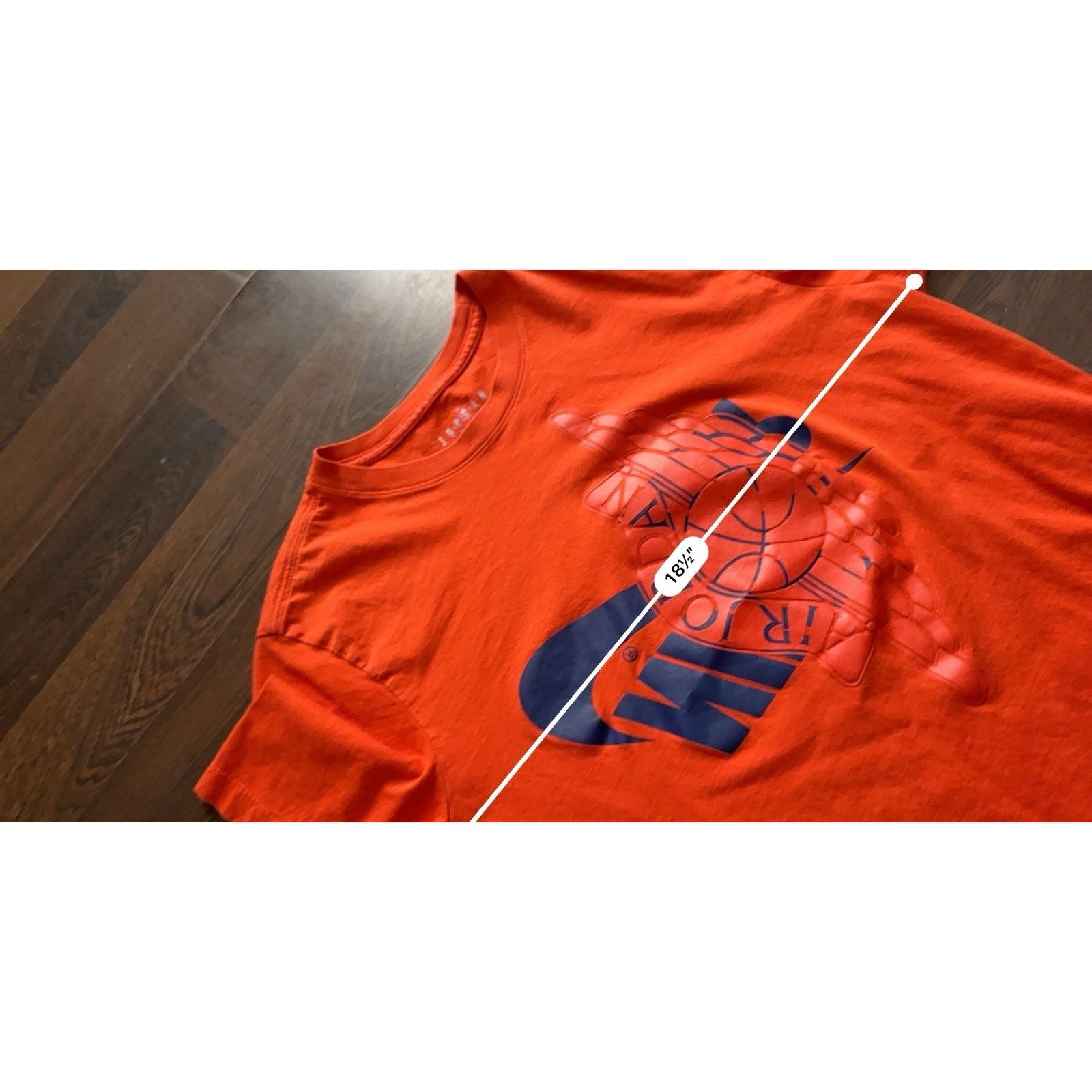 Jordan Brand Nike Air Jordan Basketball Shirt Swoosh Logo Men's Sz Medium Size US M / EU 48-50 / 2 - 9 Thumbnail