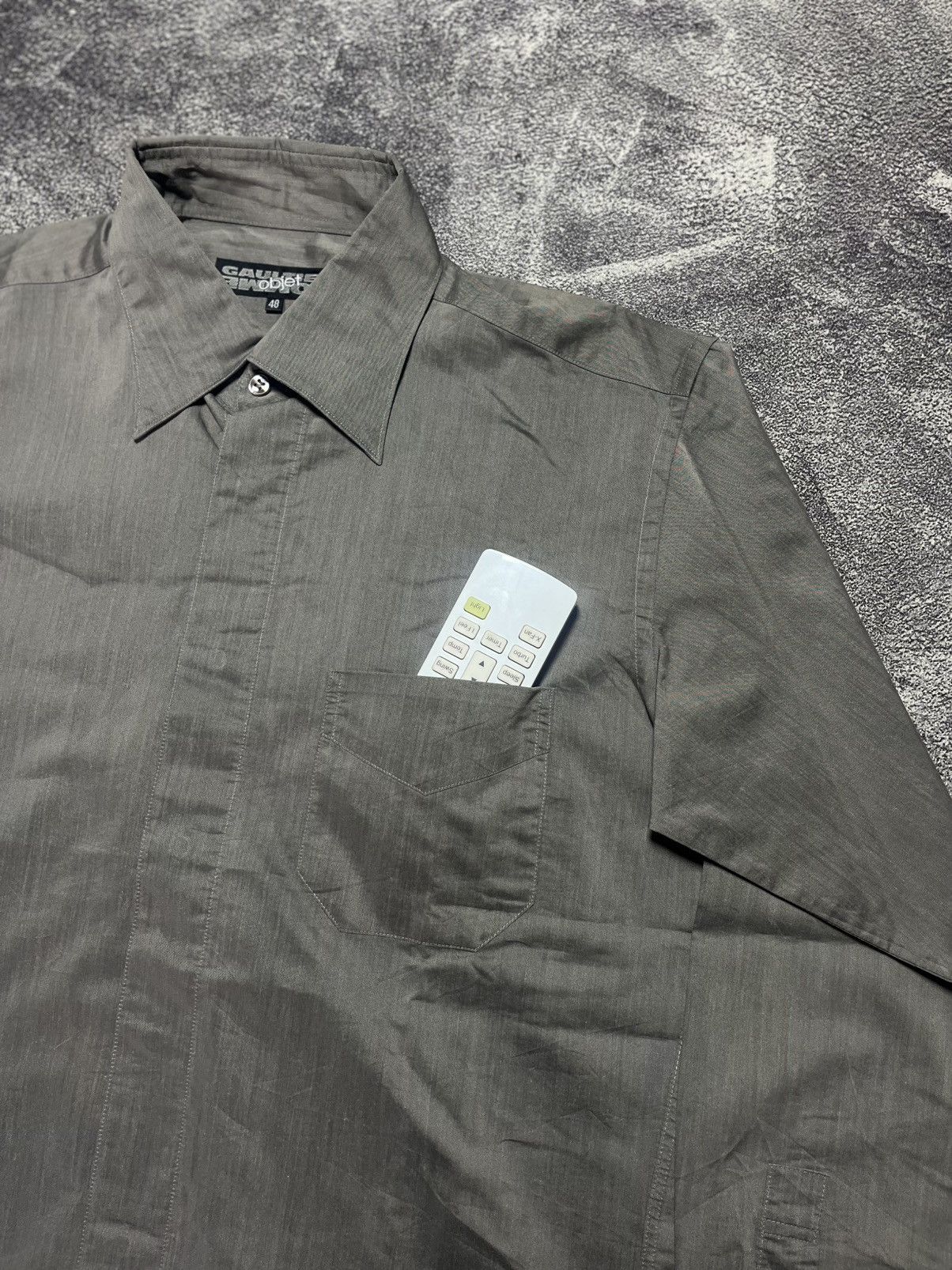 Jean Paul Gaultier Jean paul gaultier object hidden button shirt Size US M / EU 48-50 / 2 - 5 Thumbnail