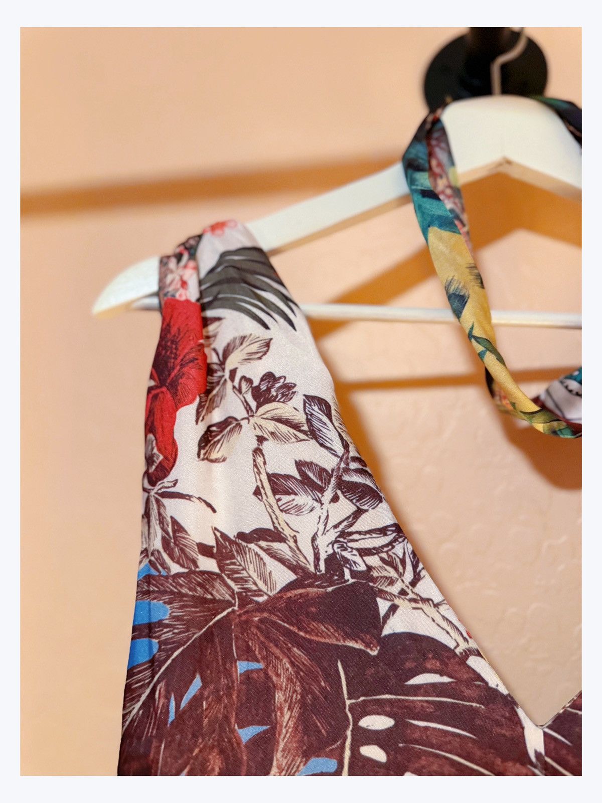 Other Boho Tropical Patchwork Jumpsuit – Size L (NWT without tag) Size 34" / US 12 / IT 48 - 8 Thumbnail